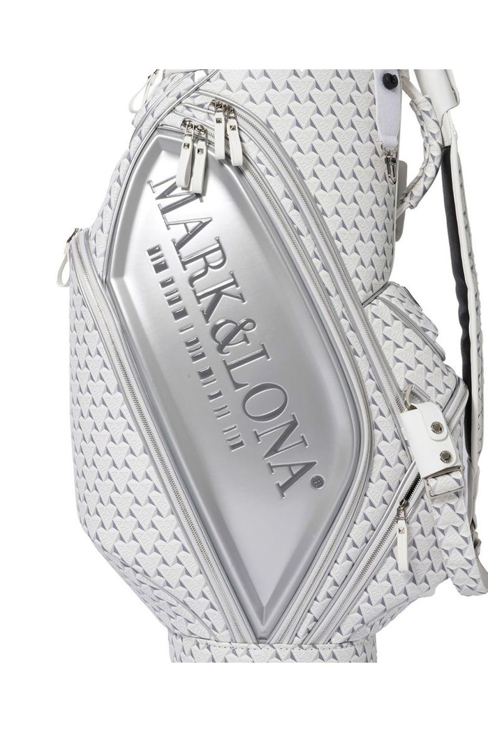 MARK & LONA ゴルフバッグ スタンド付き ホワイト MARK&LONA（マーク