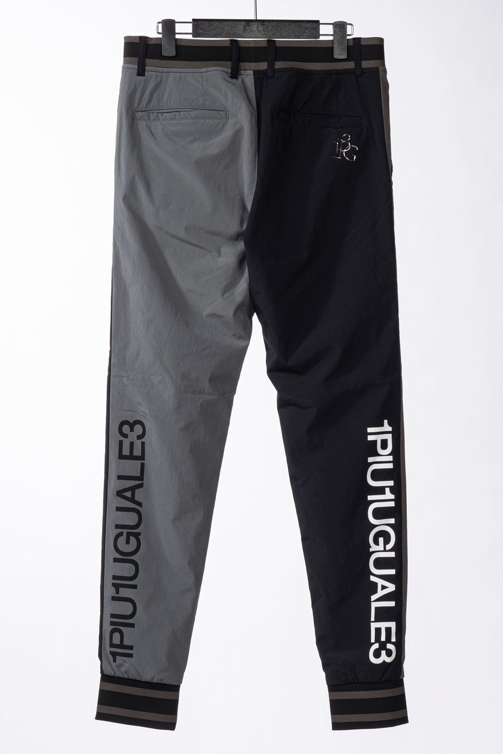 1PIU1UGUALE3 GOLF - CRAZY RIB PANTS / ロゴ クレイジーパターン