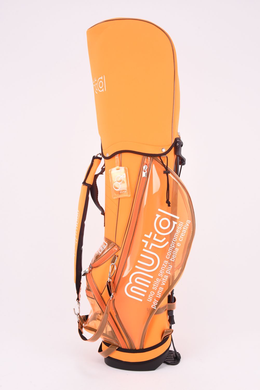 新品未使用】Newbalance ゴルフ サブバッグ 蛍光オレンジ 新品未使用