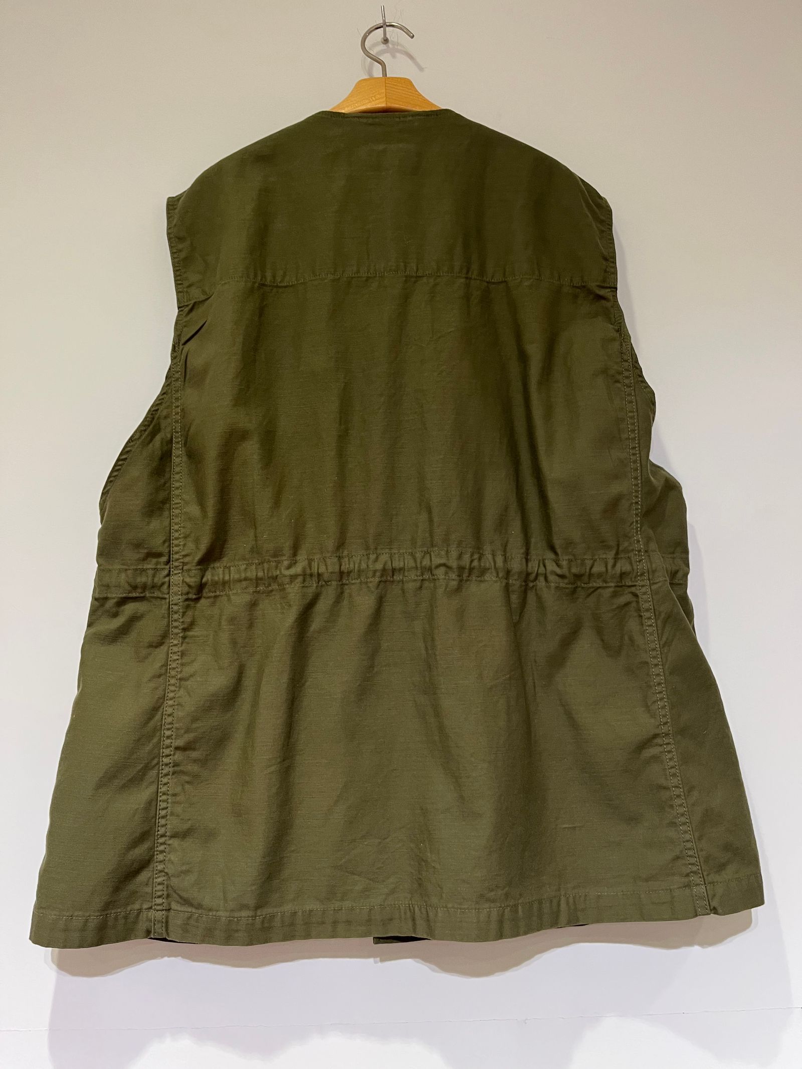 oblada - Sleeveless Military Jacket ミリタリージャケット oblada