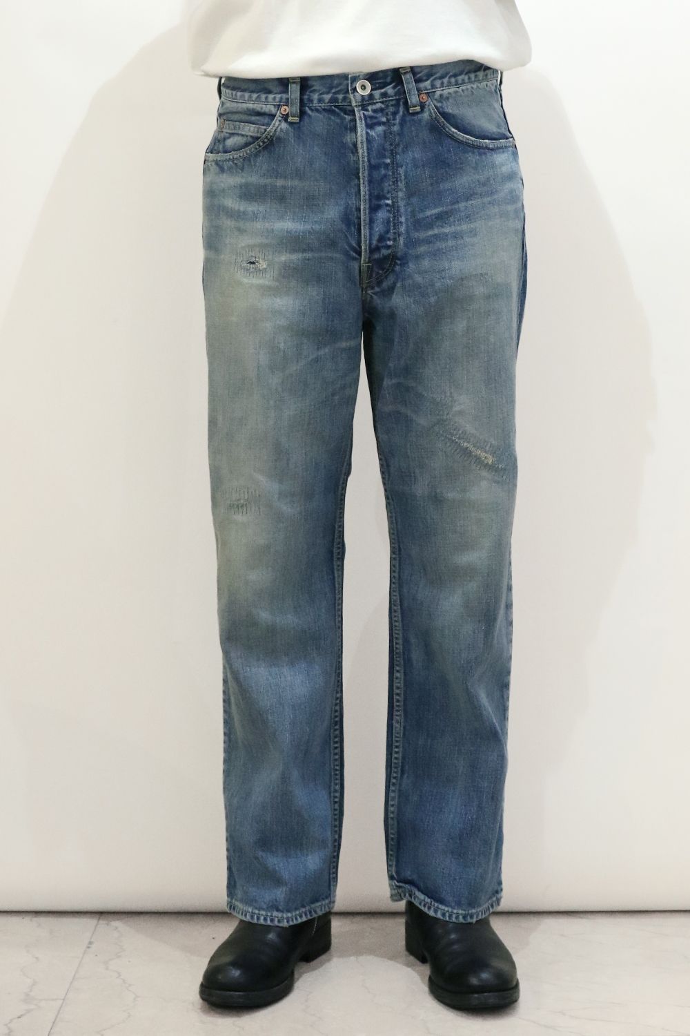 marka - ORGANIC COTTON 12oz DENIM SHOE CUT JEANS / オーガニック