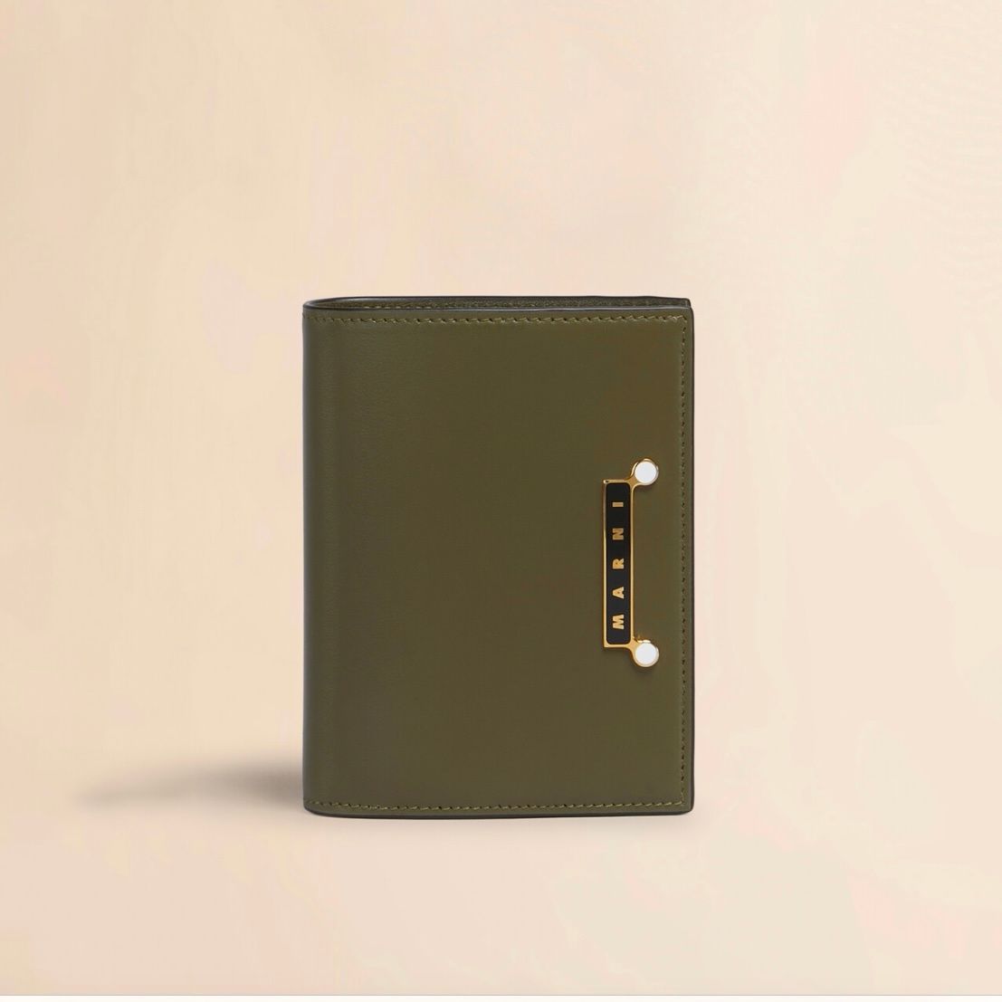 MARNI - レザー製 Envelope 二つ折り財布 / カーキ / 25aw new | LATIN EVE