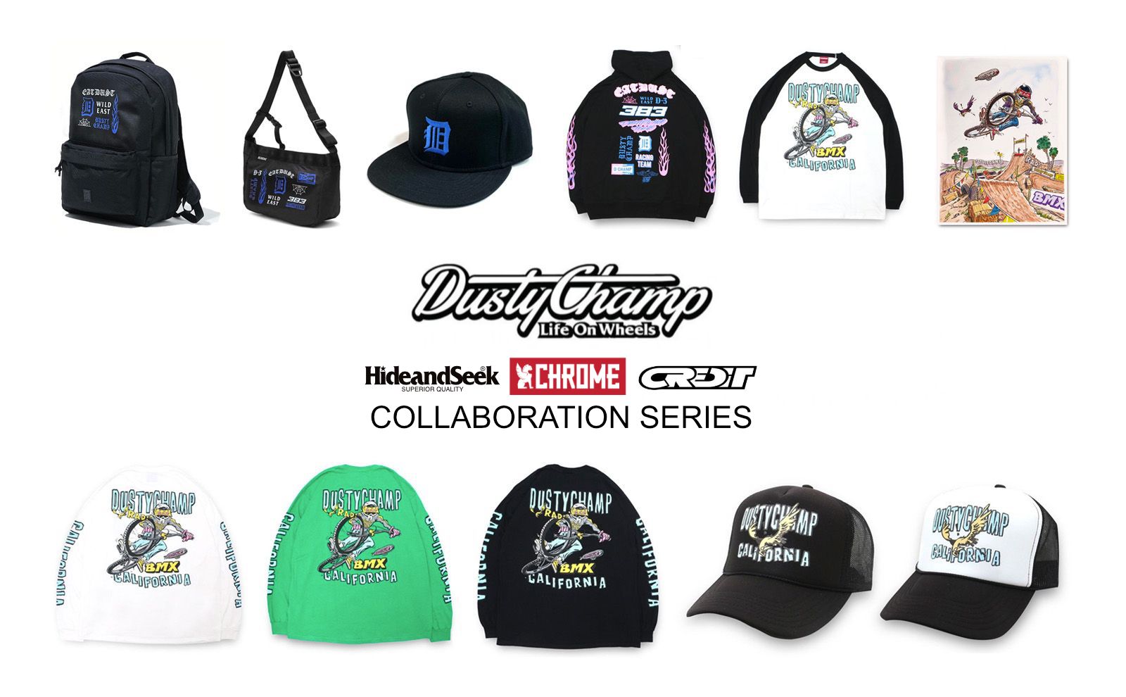 DUSTYCHAMP (ダスティーチャンプ) / HIDEANDSEEK & CHROME & CREDIT