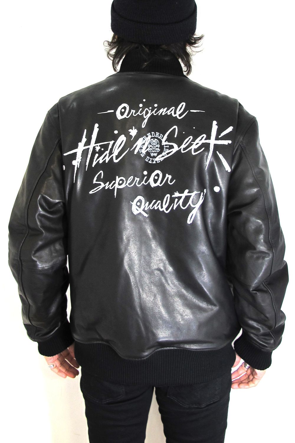 HIDE AND SEEK - ×TENDERLOIN LEATHER JKT (BLACK) / テンダーロイン