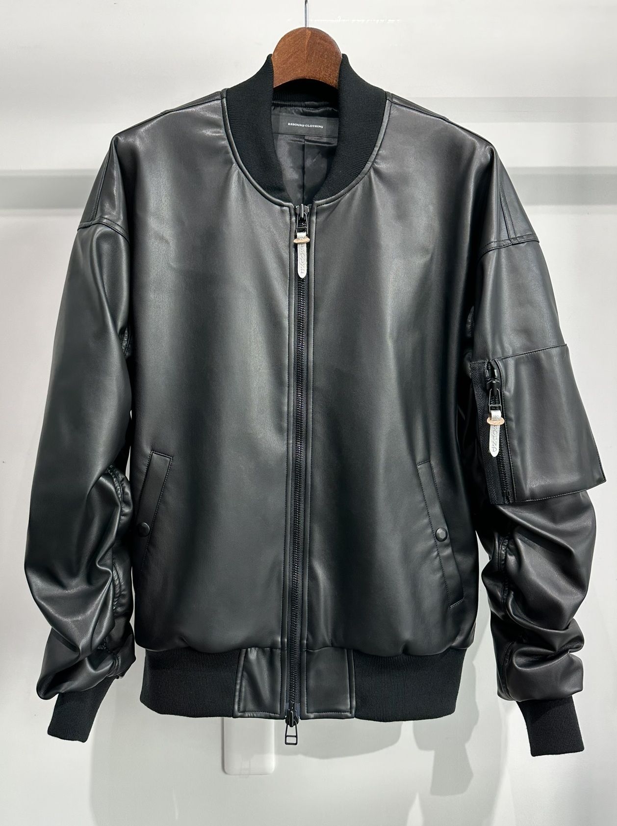 RESOUND CLOTHING - DAVID JACKET / RC33-JK-003 / MA-1 / エコレザー