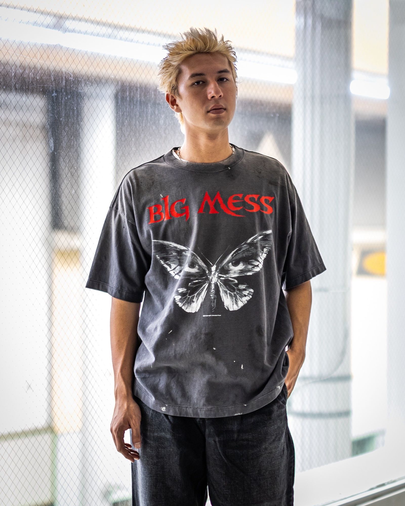 SAINT M×××××× - セントマイケル Tシャツ BIG MESS SS TEE(SM-HR1-0000
