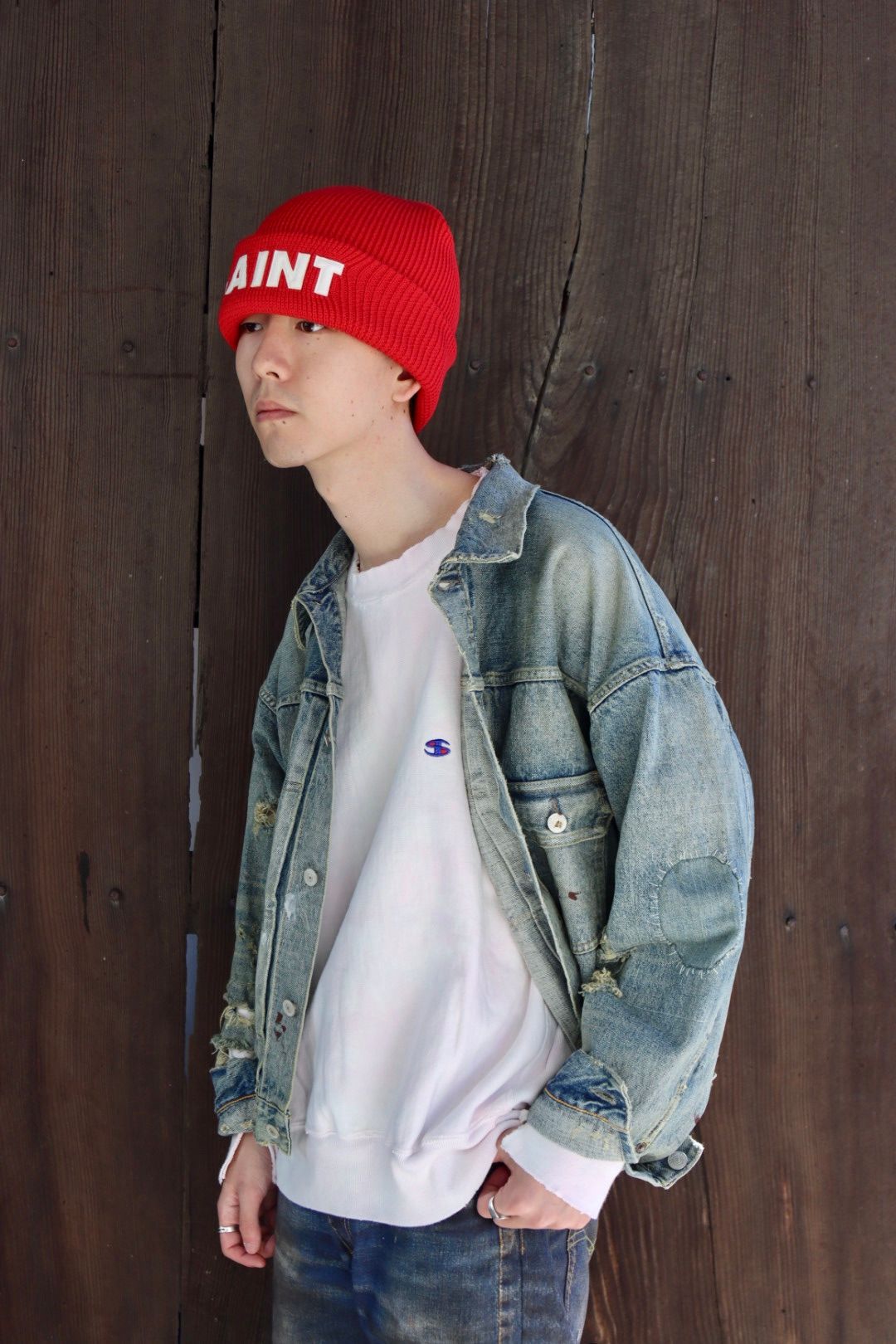 SAINT Mxxxxxx セントマイケル 23AW CREW NECK SWEAT_ONE POINT