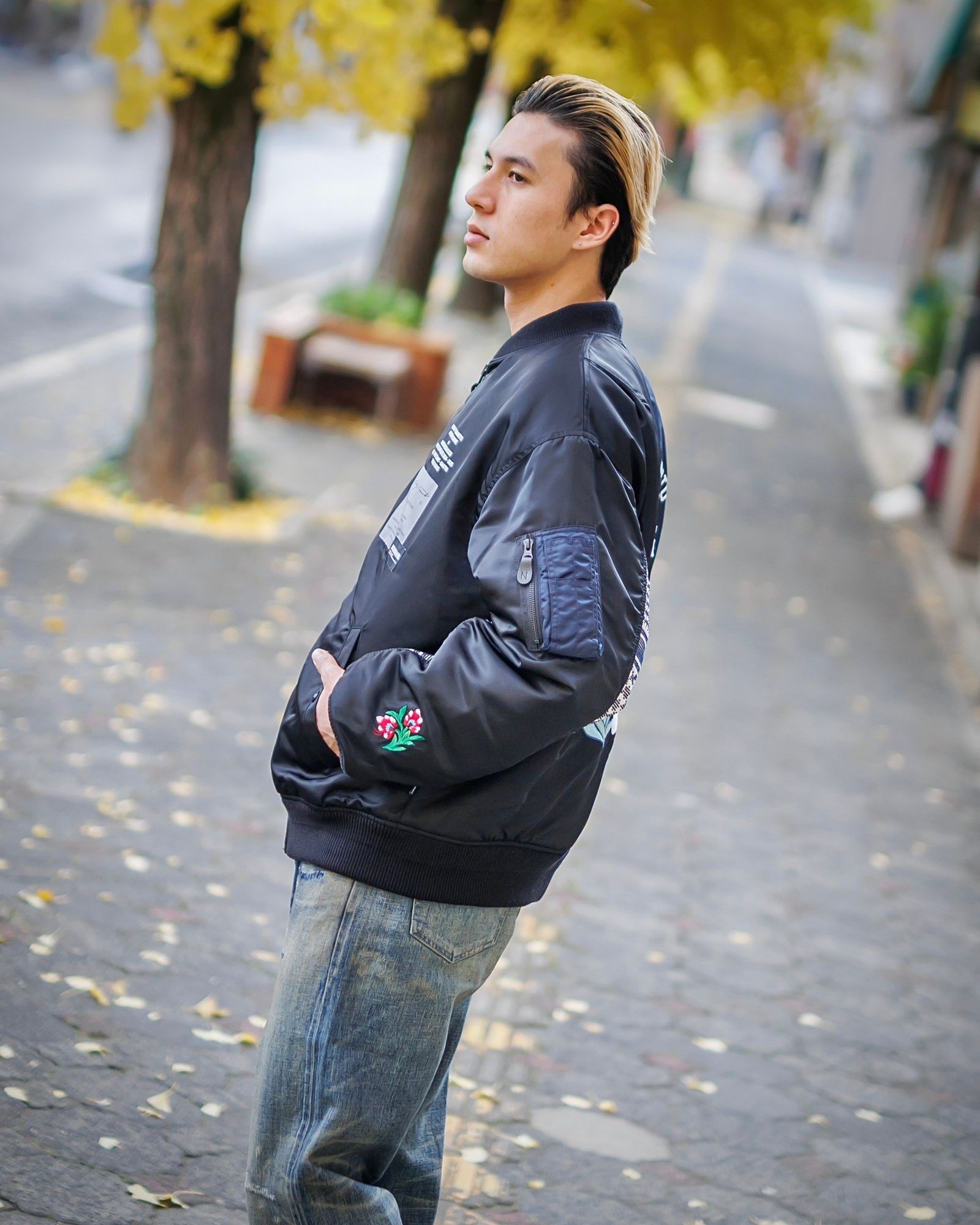 yohji yamamoto - Yohji Yamamoto MA-1 JACKET(HP-J93-602)BLACK | MARK