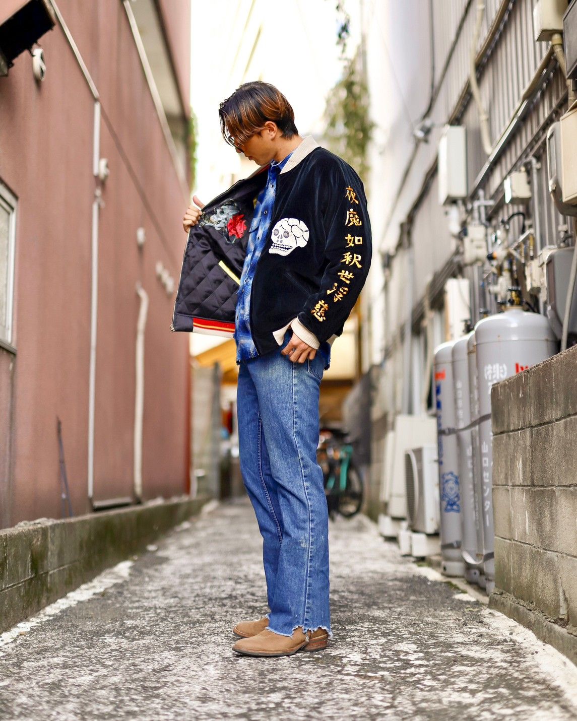 SAINT M×××××× セントマイケル×WILDSIDE YOHJI YAMAMOTO SKULL SUKA