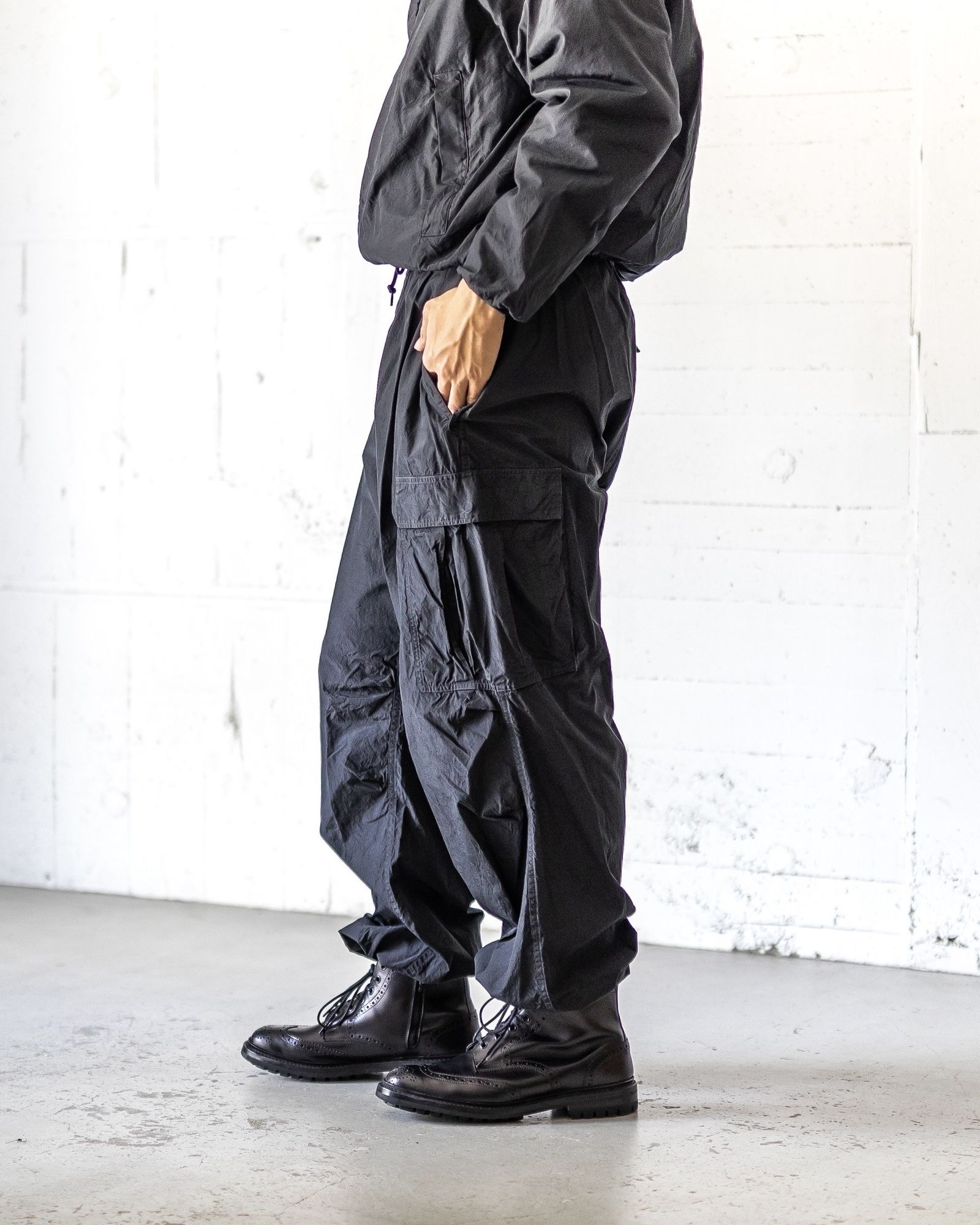 A.PRESSE - アプレッセ 2025 STYLE2 Silk Taffeta M-51 Over Pants