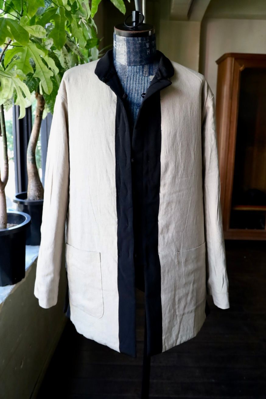 yohji yamamoto - Yohji Yamamoto 25AW リバーシブル中綿ブラウス(HL