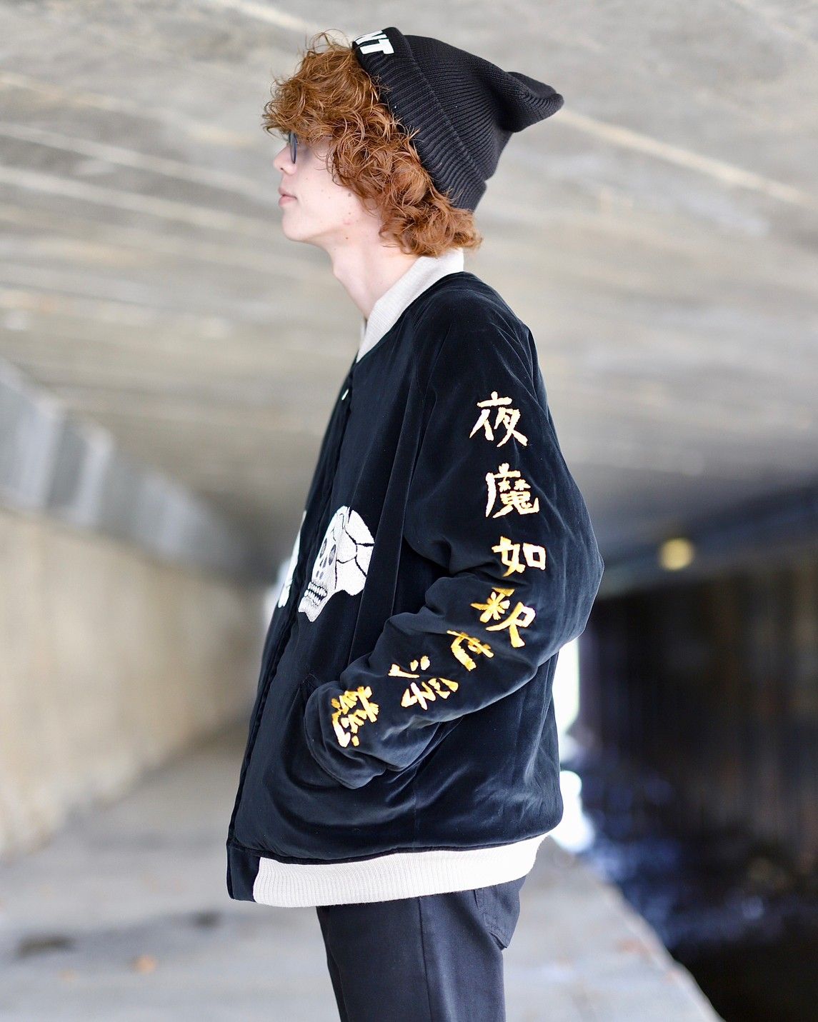 SAINT Mxxxxxx X WILDSIDE YOHJI YAMAMOTO SKULL SUKA JACKETスタイル