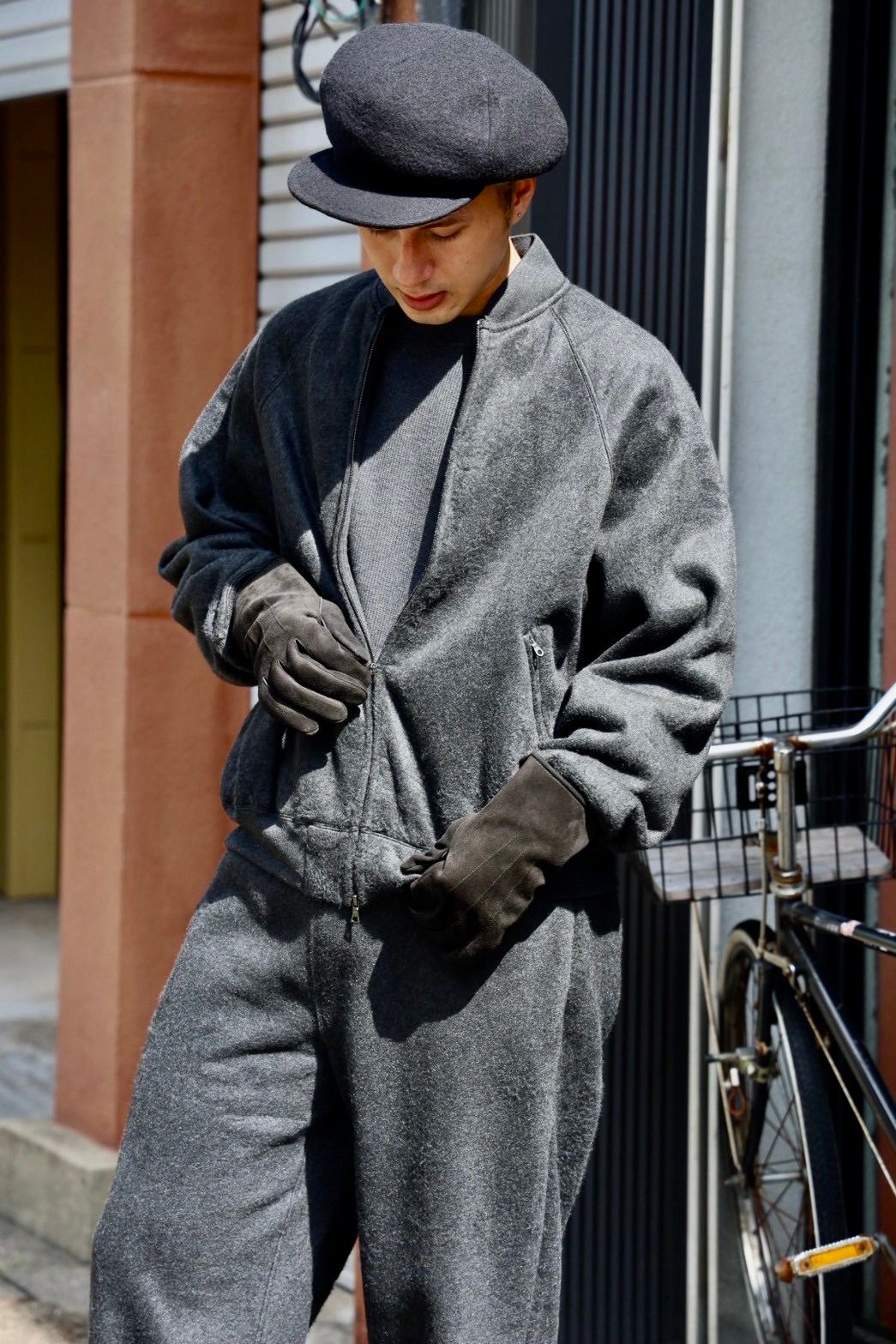 blurhms Pe/Silk Fleece Bomber Jacket 新作発売！ | 7189 | MARK