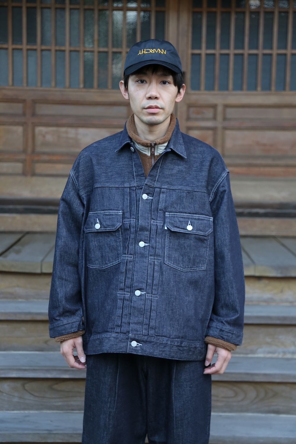 Graphpaper Colorfast Denim Blouson&Colorfast Denim Two Tuck Pants