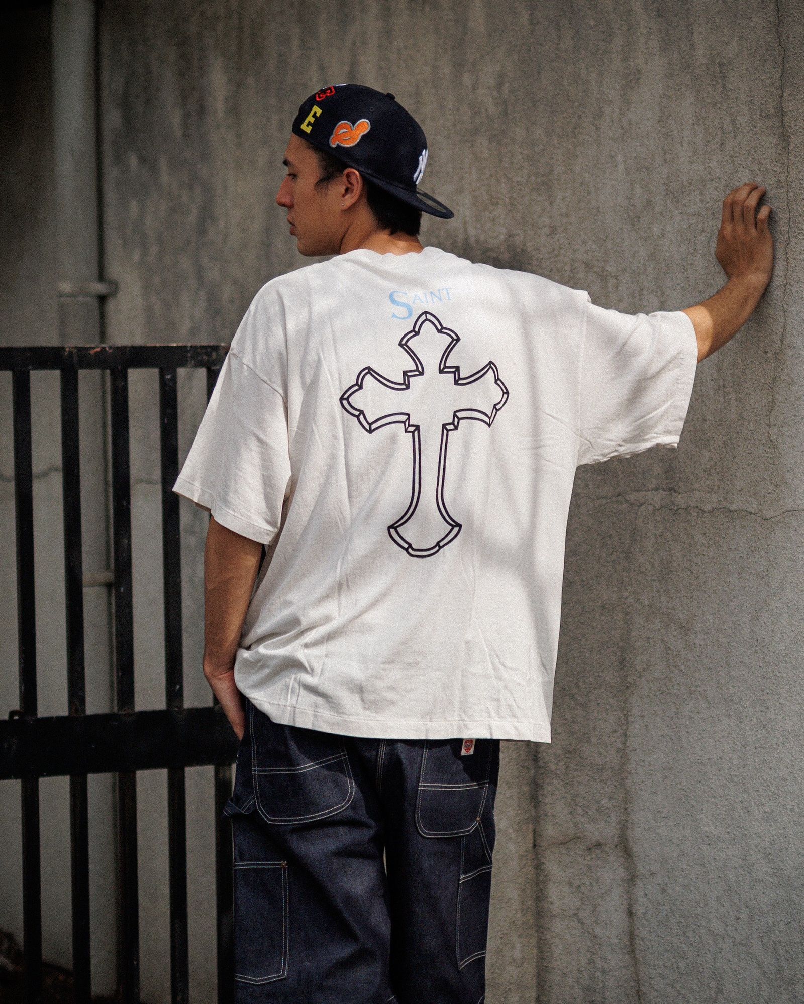 SAINT M×××××× - セントマイケル 2PAC 2PC_SS TEE(SM-HR8-0000-C15