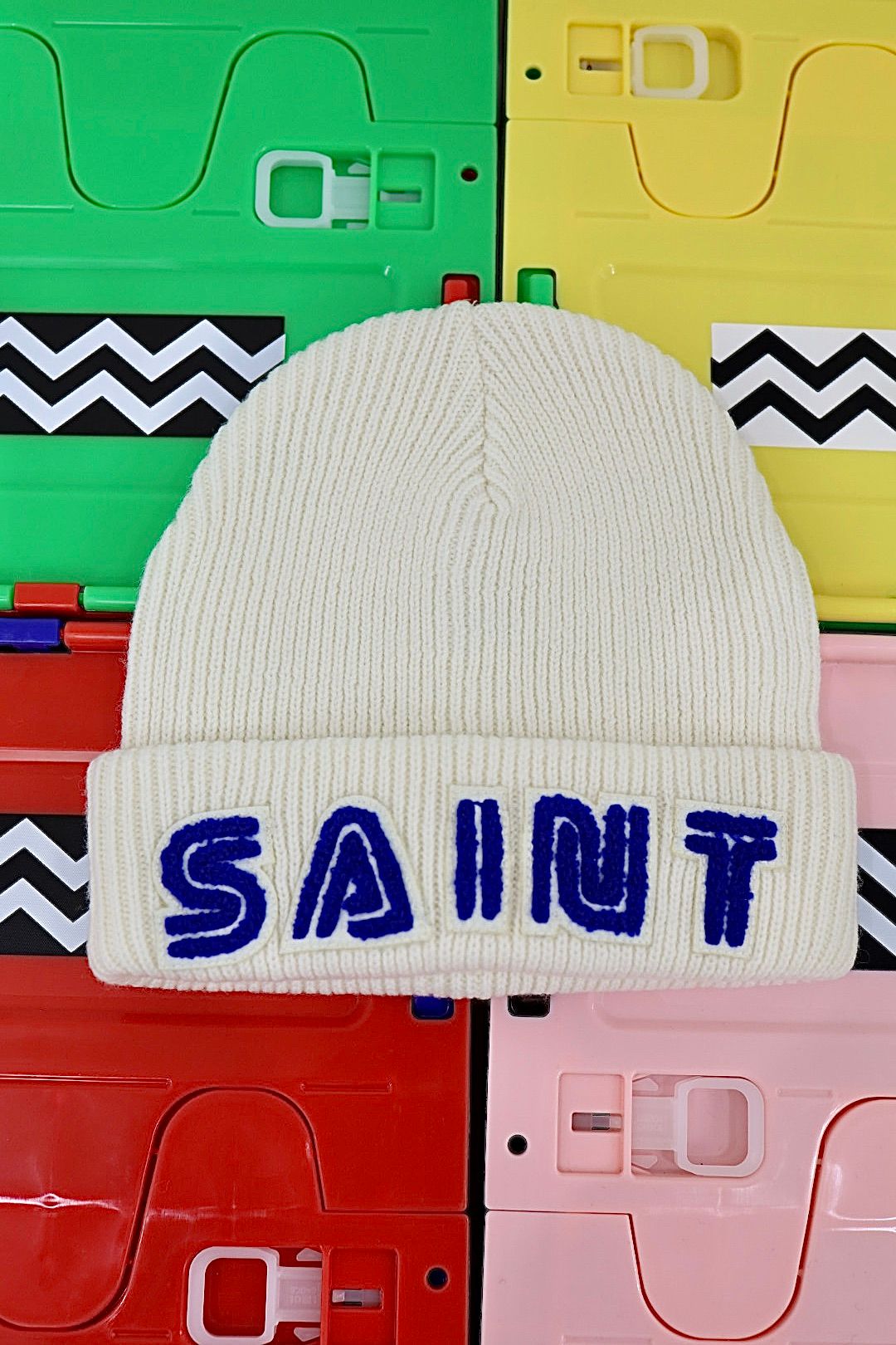 SAINT M×××××× - セントマイケル25AW SEGAコラボ SG_KNIT CAP /SAINT