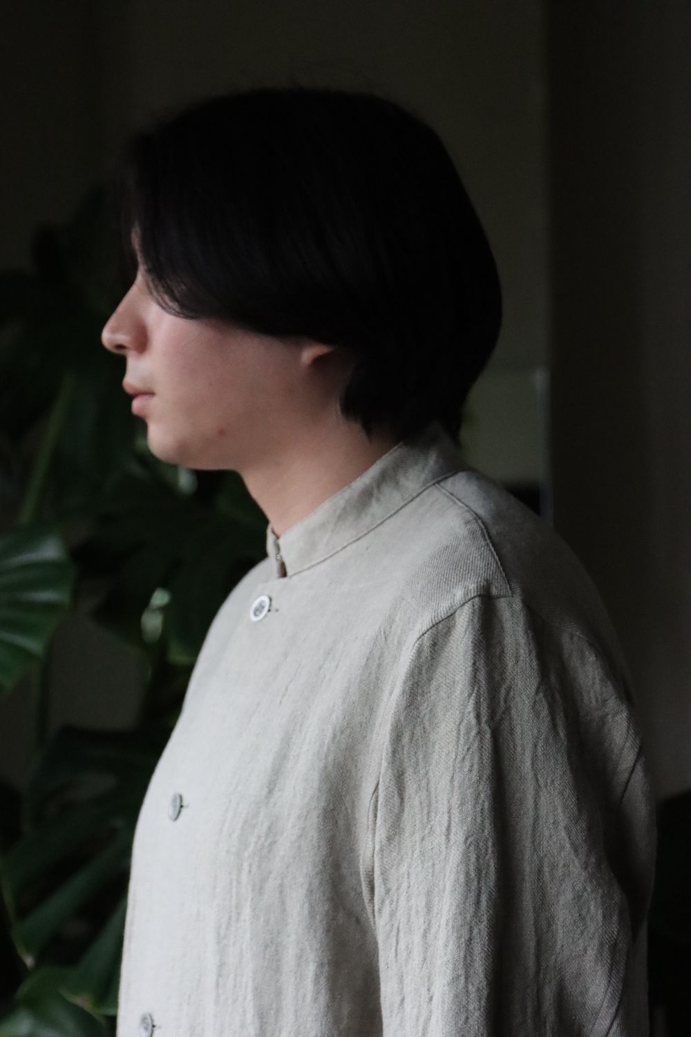 blurhms Linen Twill Hospital Jacket(BHS22S006) style. 2022.01.24