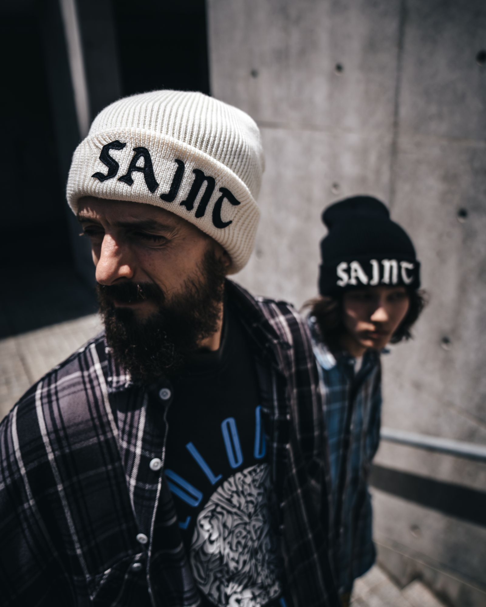 SAINT M×××××× - セントマイケル SAINT KNIT CAP(SM-YS1-0000-081