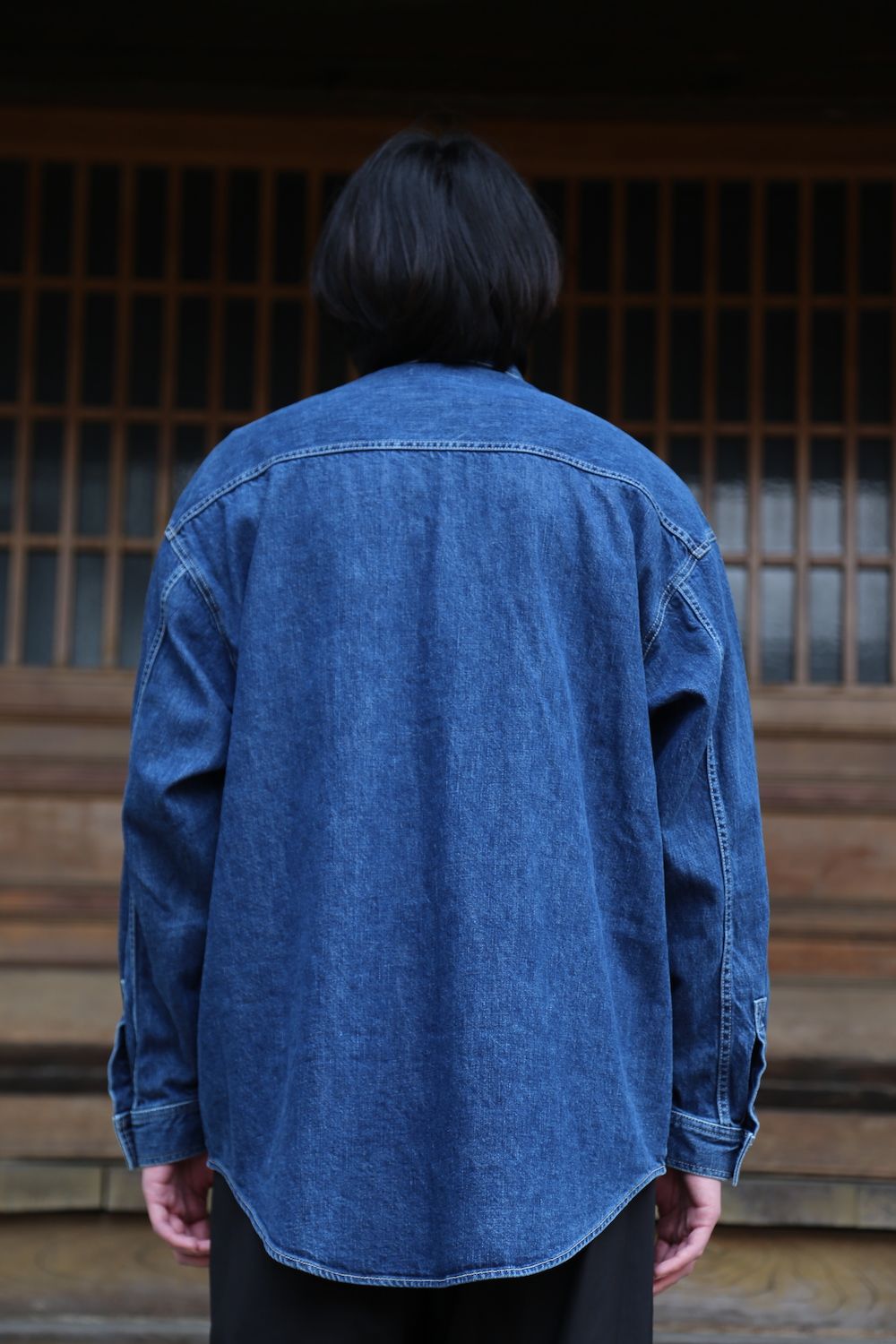 Graphpaper Denime Regular Collar Shirt style.2021.2.20. | 1559 | MARK