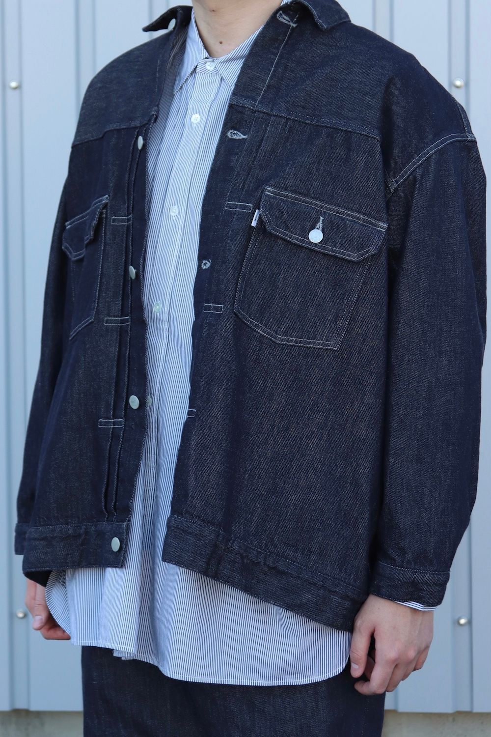 Graphpaper Colorfast Denim Jacket style.2021.11.27 | 2113 | MARK