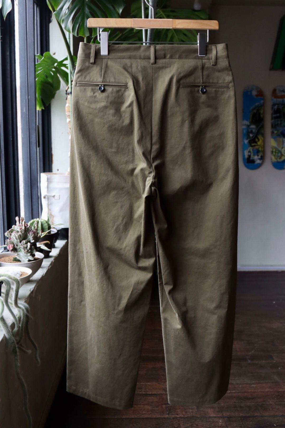 A.PRESSE - アプレッセ23SSチノ Chino Trousers (23SAP-04-15H)OLIVE