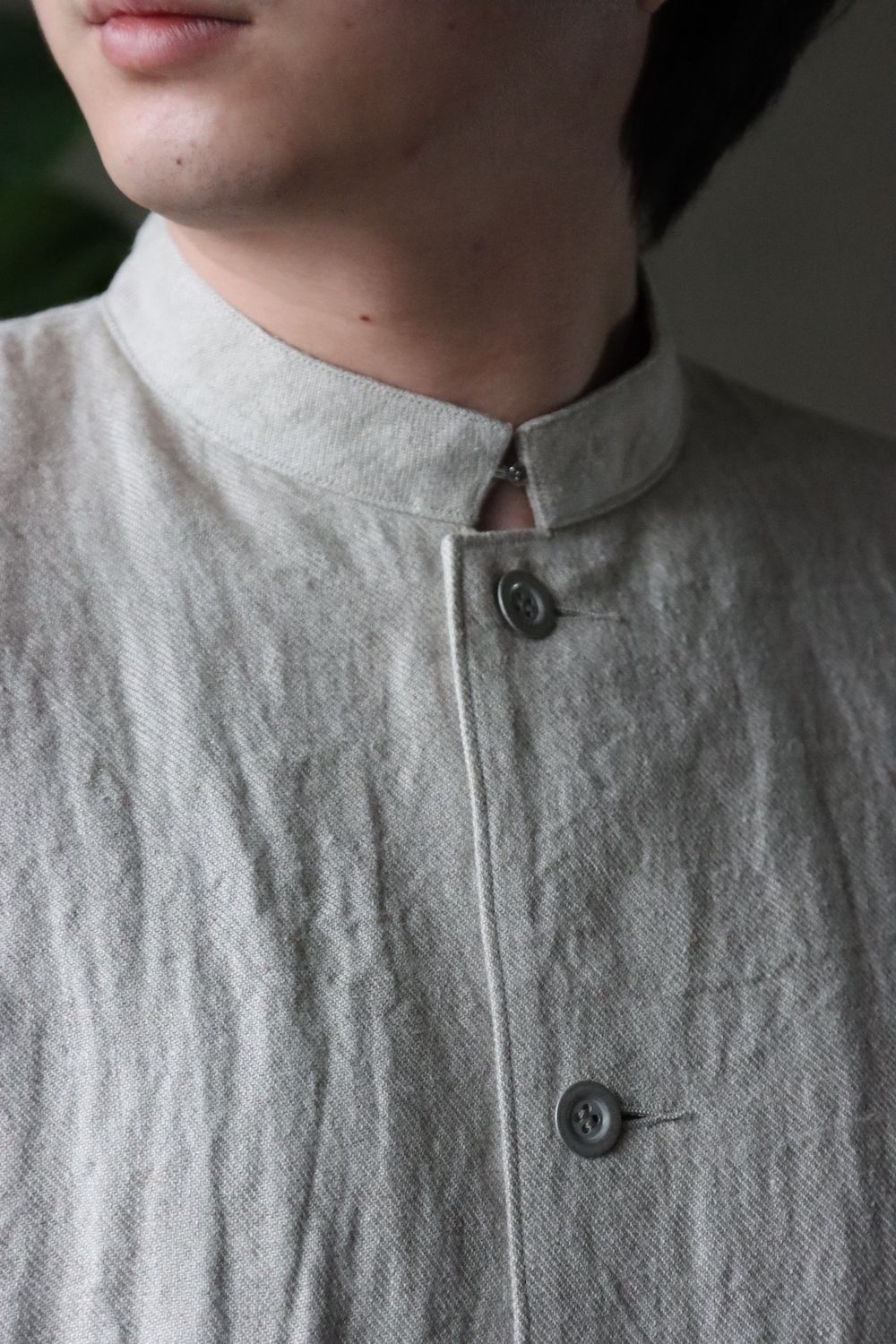 blurhms Linen Twill Hospital Jacket(BHS22S006) style. 2022.01.24