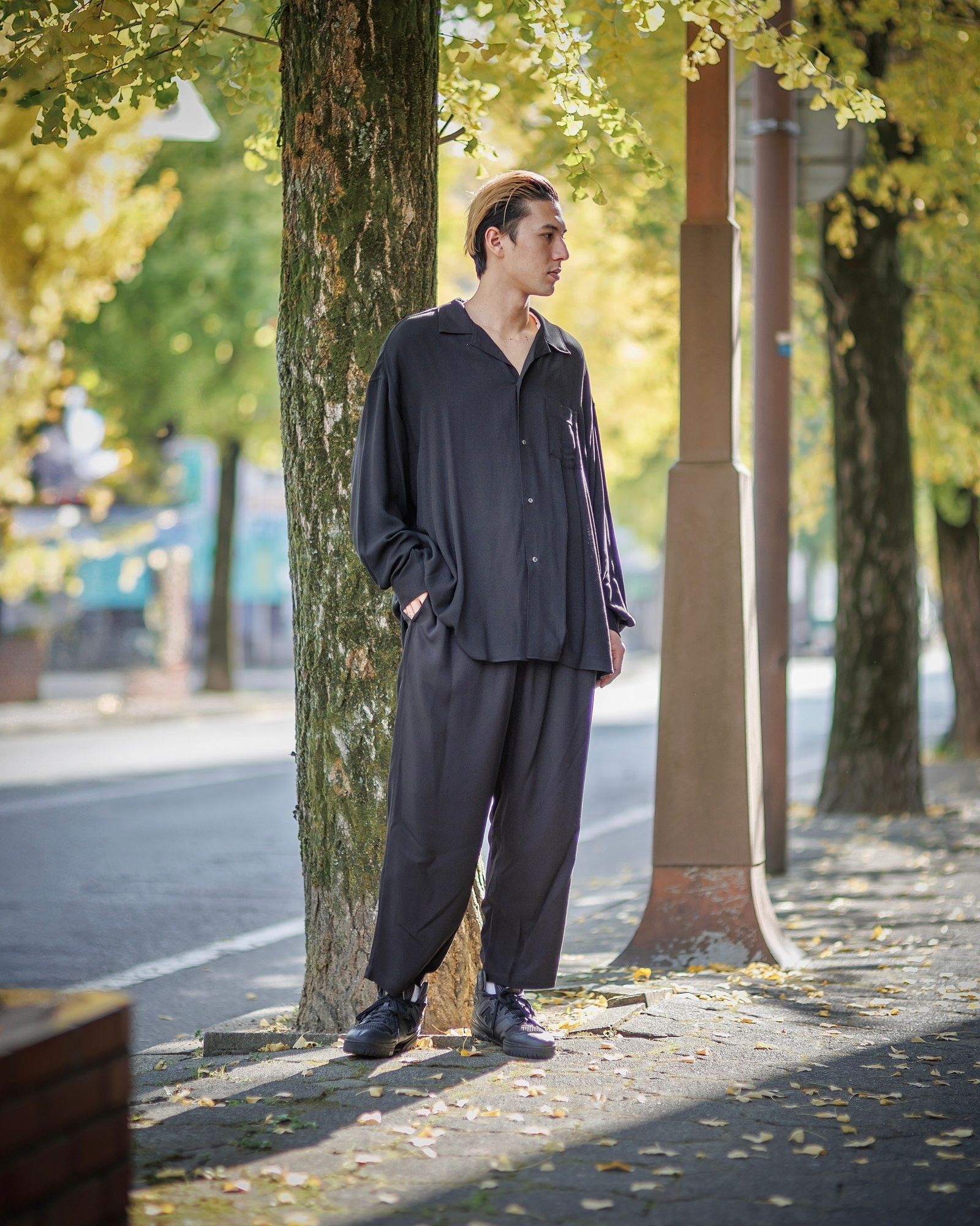 Graphpaper SIDOGRAS Twill Viscose Oversized Sleeping Shirt 11月23