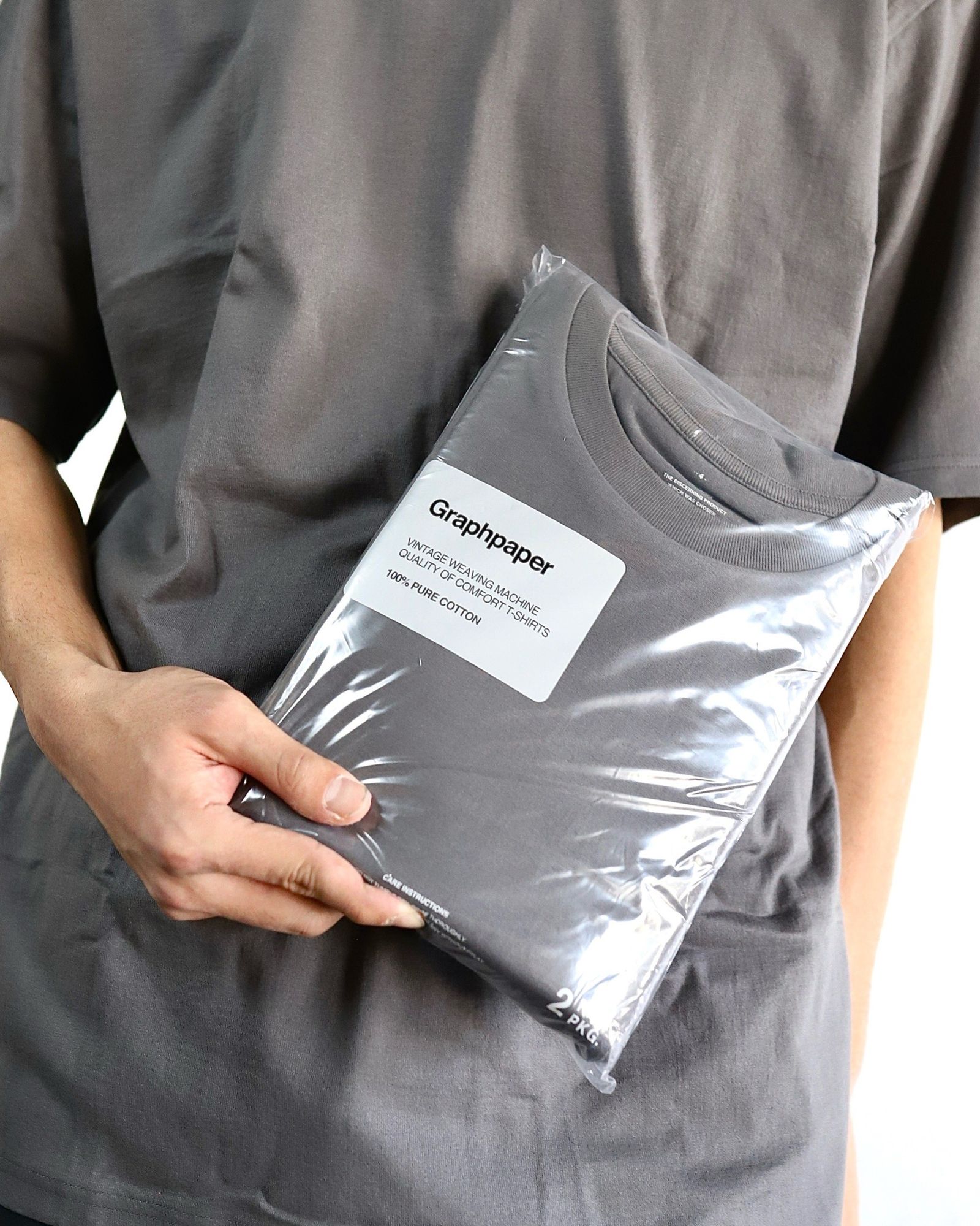 Graphpaper - グラフペーパー パックTシャツ 2-Pack Crew Neck Tee