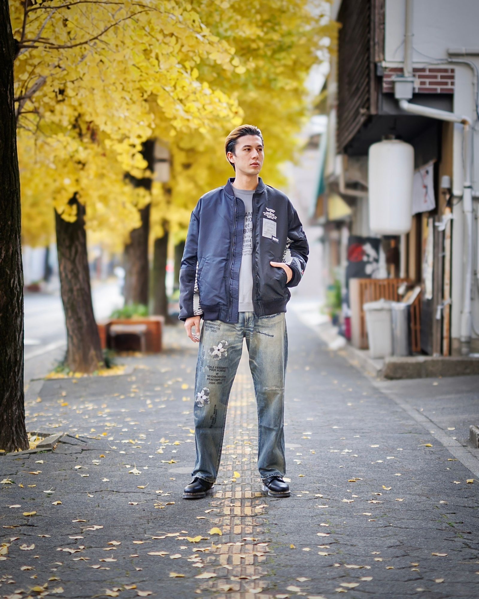 yohji yamamoto - Yohji Yamamoto MA-1 JACKET(HP-J93-602)BLACK | MARK