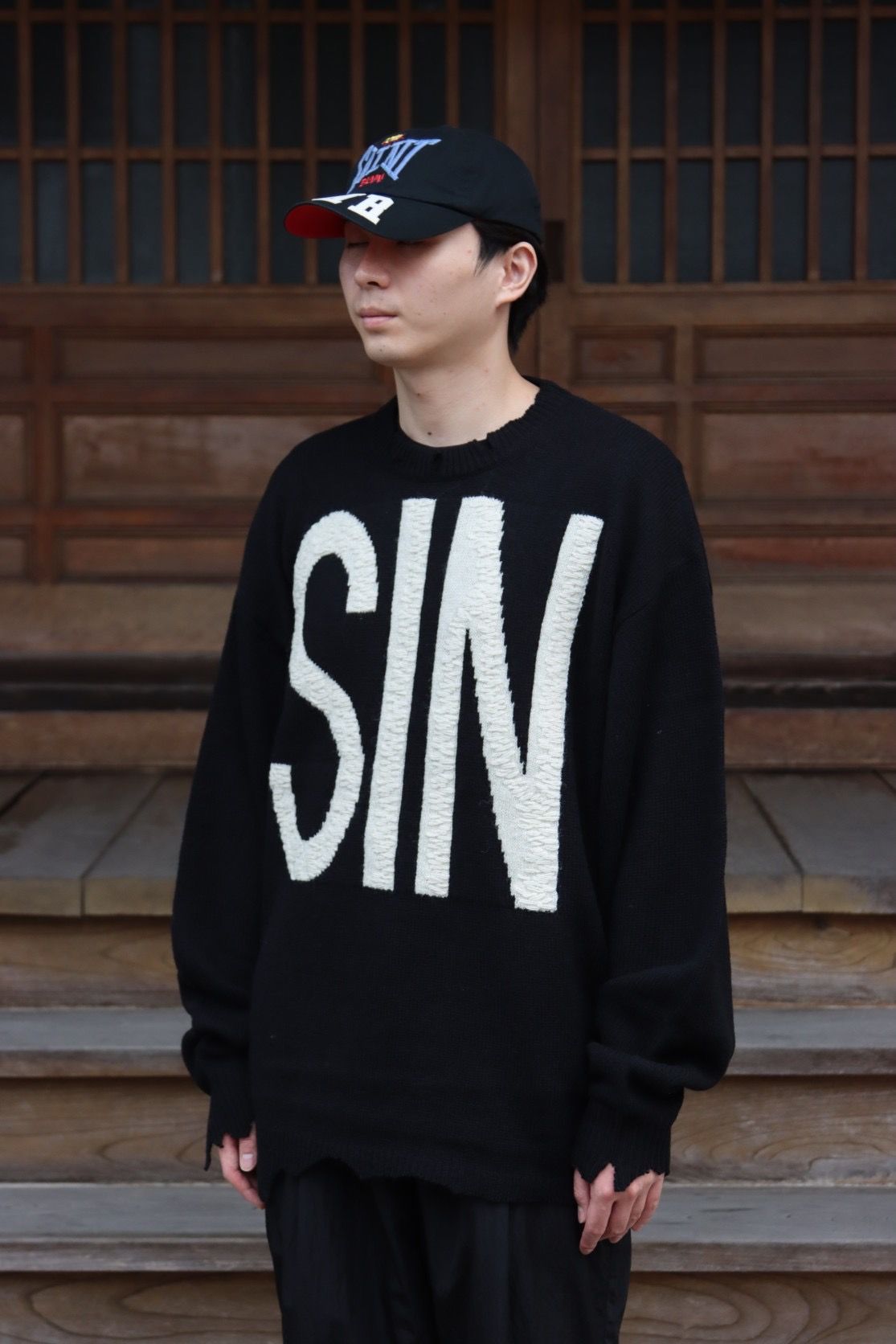 SAINT M×××××× WOOL SWTER SIN(SM-S21-0000-039)BLACK style | 1929 | MARK