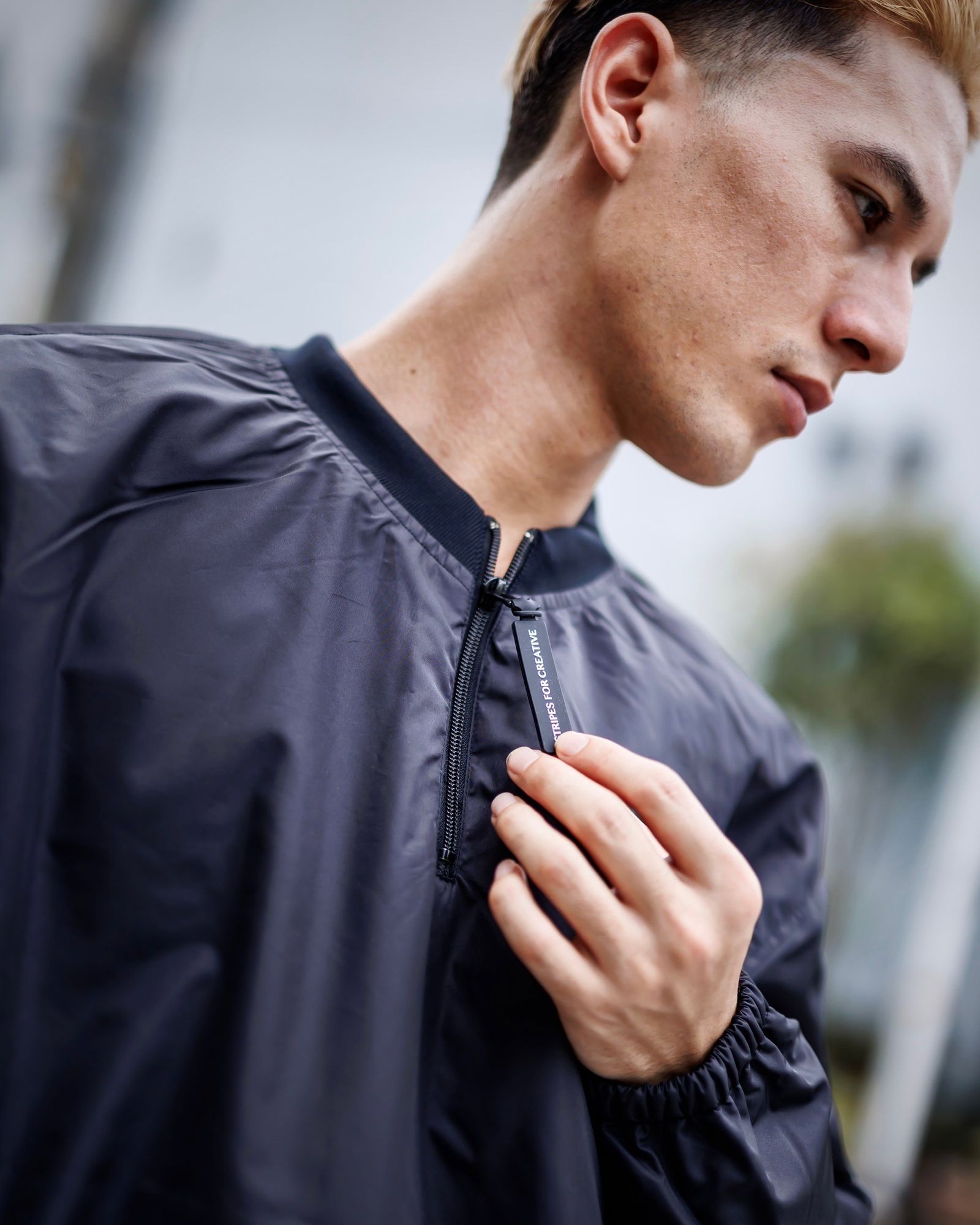 Stripes For Creative BASEBALL HALF ZIP JACKET スタイル9月21日新作