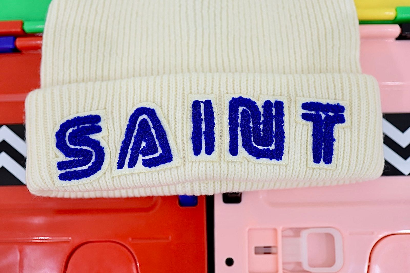 SAINT M×××××× - セントマイケル25AW SEGAコラボ SG_KNIT CAP /SAINT