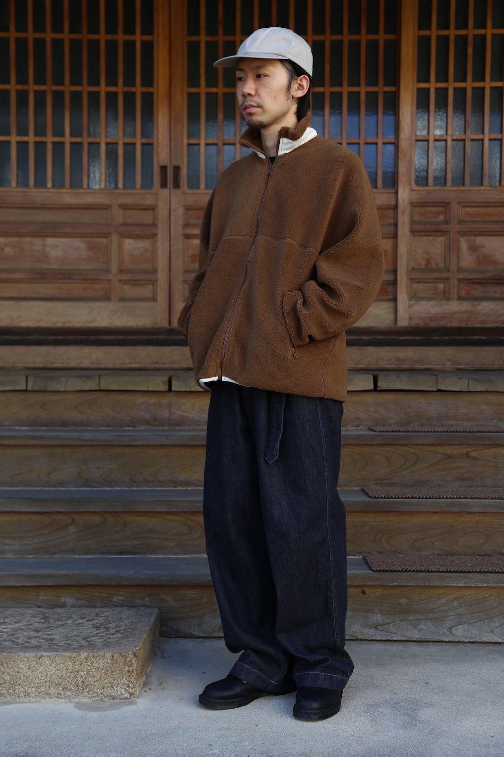 Graphpaper Wool Boa Zip-Up Blouson style.2020.10.3. | 1281 | MARK
