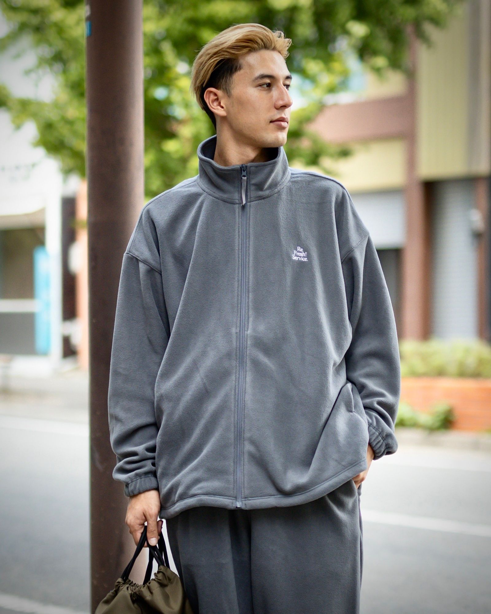 FreshService - ReFresh!Service. “FLEECE TRACK SUIT”(GRAY)☆再販