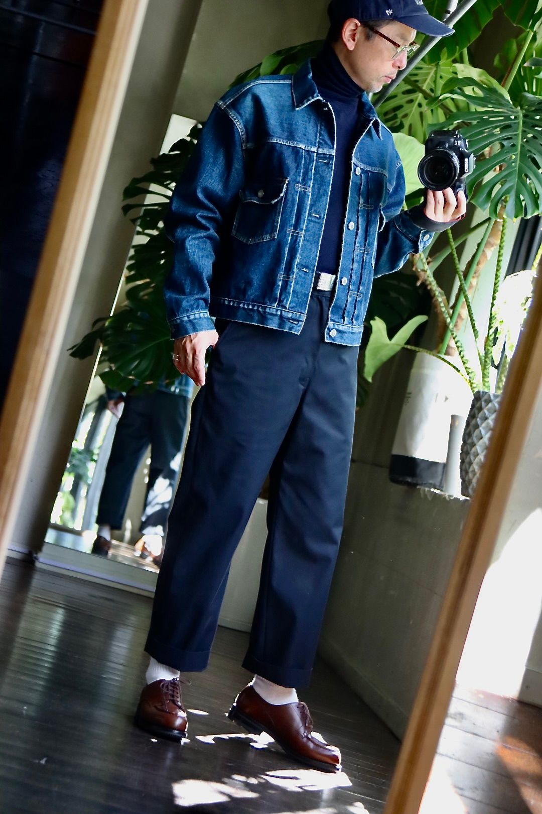 A.PRESSE - アプレッセ Work Chino Trousers (23AAP-04-22M)NAVY | MARK
