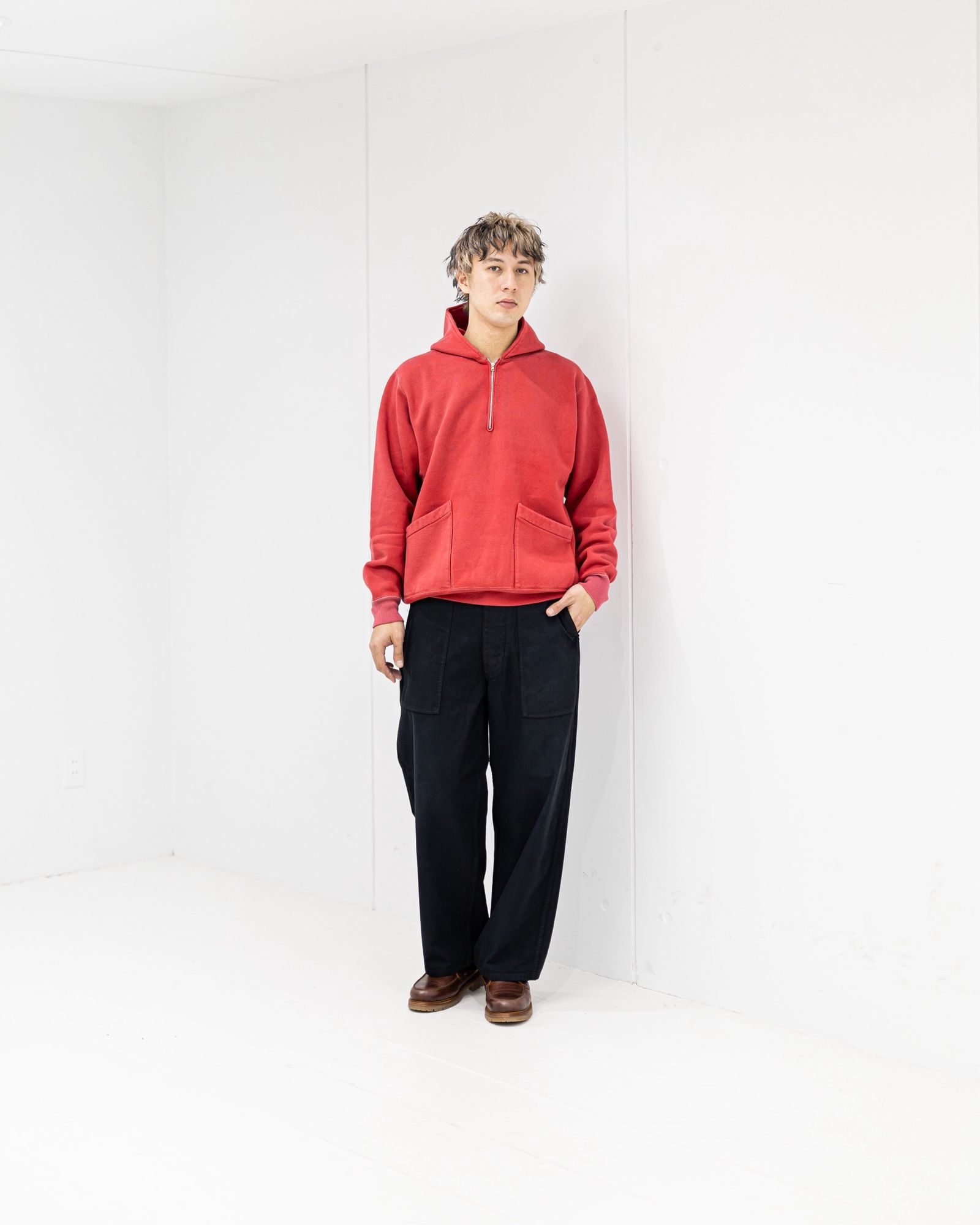 A.PRESSE - アプレッセ 2026 STYLE1 Vintage Sailor Hood Half Zip