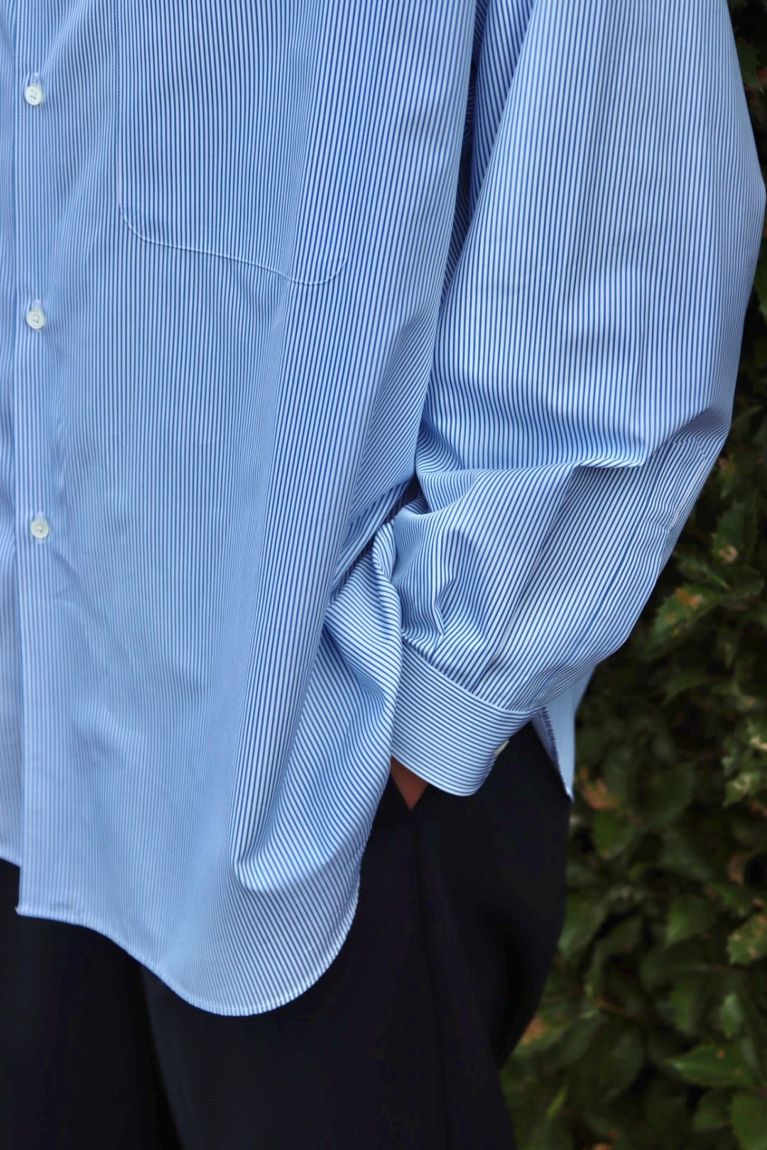 Thomas Mason for Graphpaper L/S Oversized Regular Collar Shirt