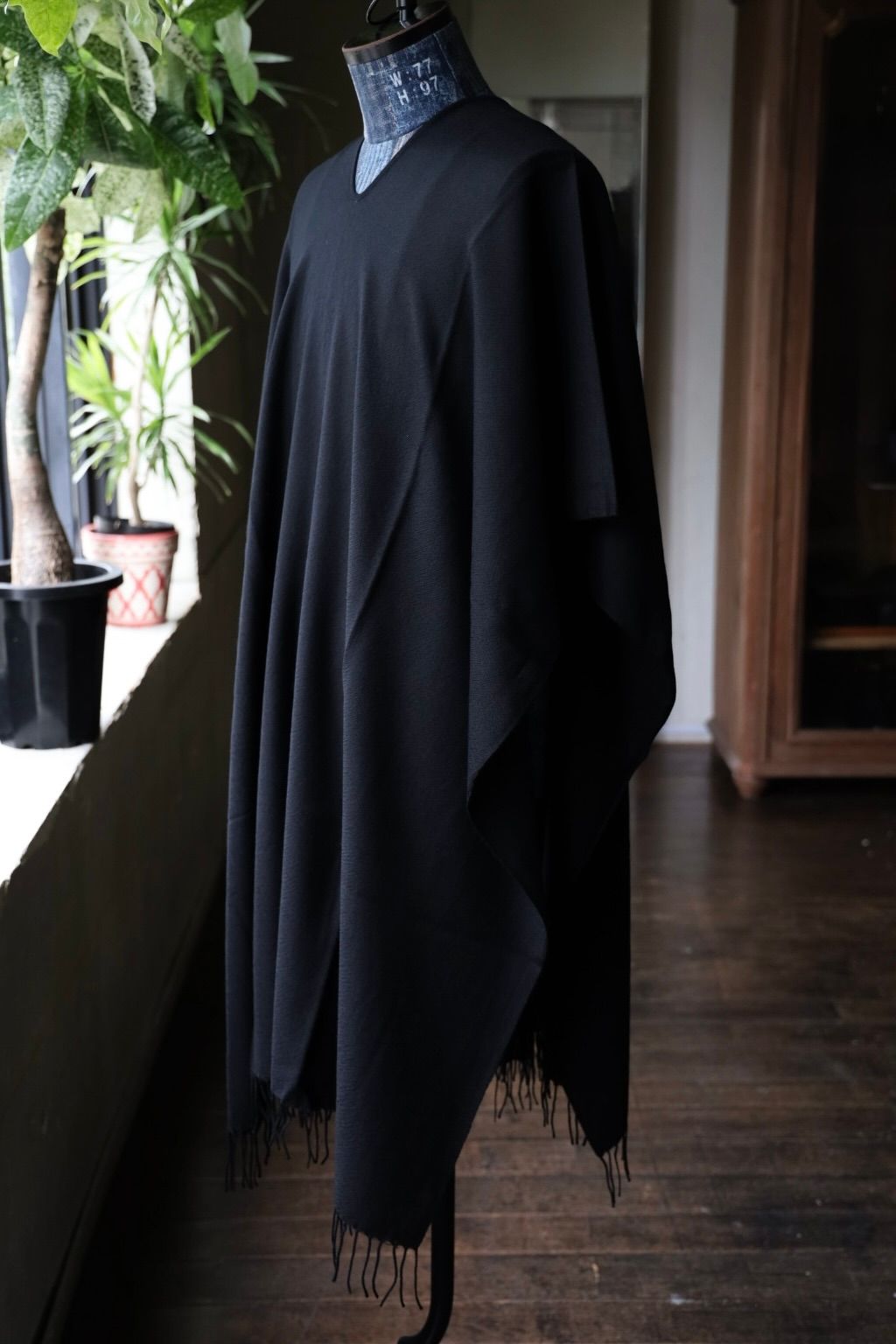 yohji yamamoto - Yohji Yamamoto 25AW ウール糸綾織りマフラー(HL-L01