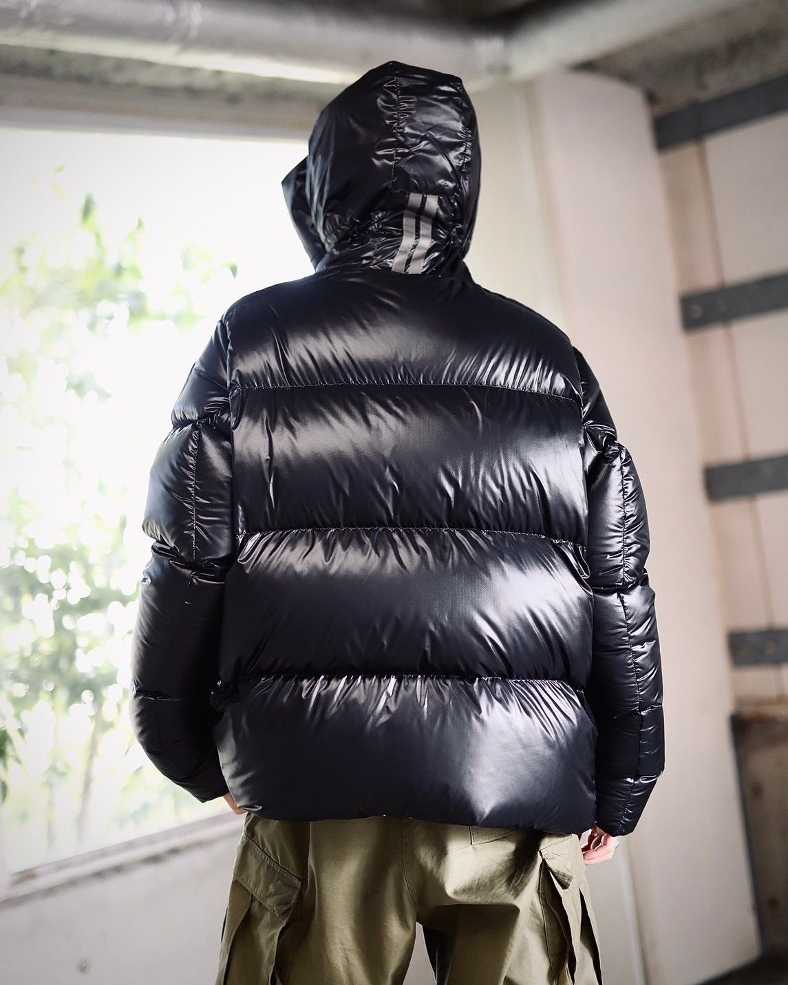 CANADA GOOSE カナダグース Crofton Puffer Black Labelスタイル