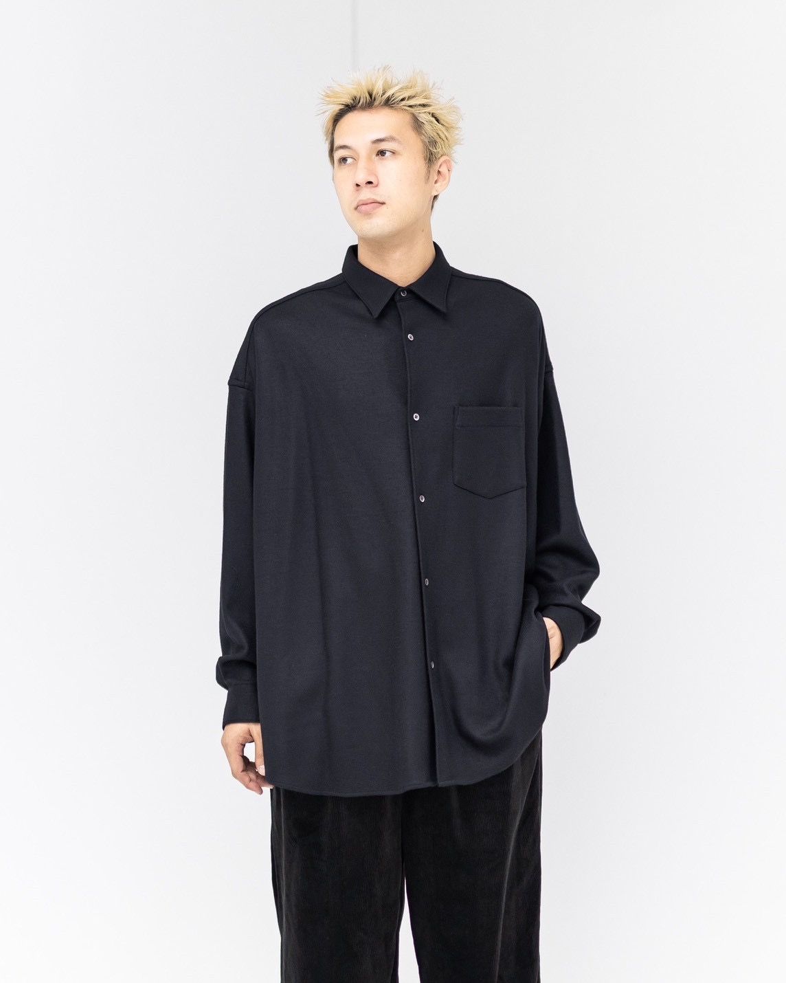 Graphpaper - グラフペーパー 25AW Wool Smooth Flannel Oversized