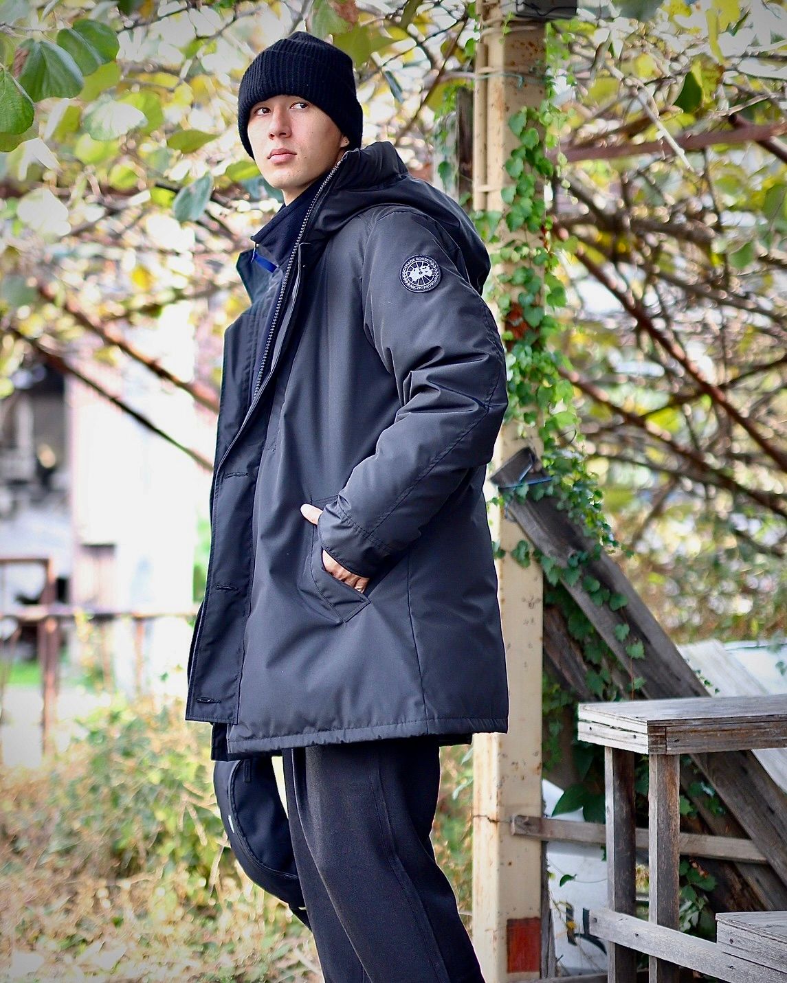CANADA GOOSE カナダグース23AW Chateau Parka BLACK LABELスタイル