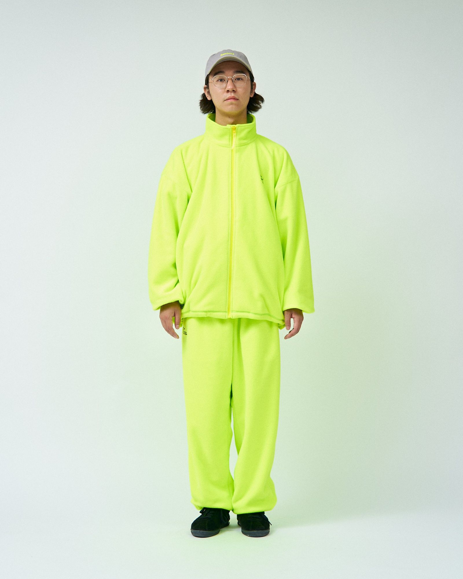 FreshService - ReFresh!Service. “FLEECE TRACK SUIT”(NEON YELLOW