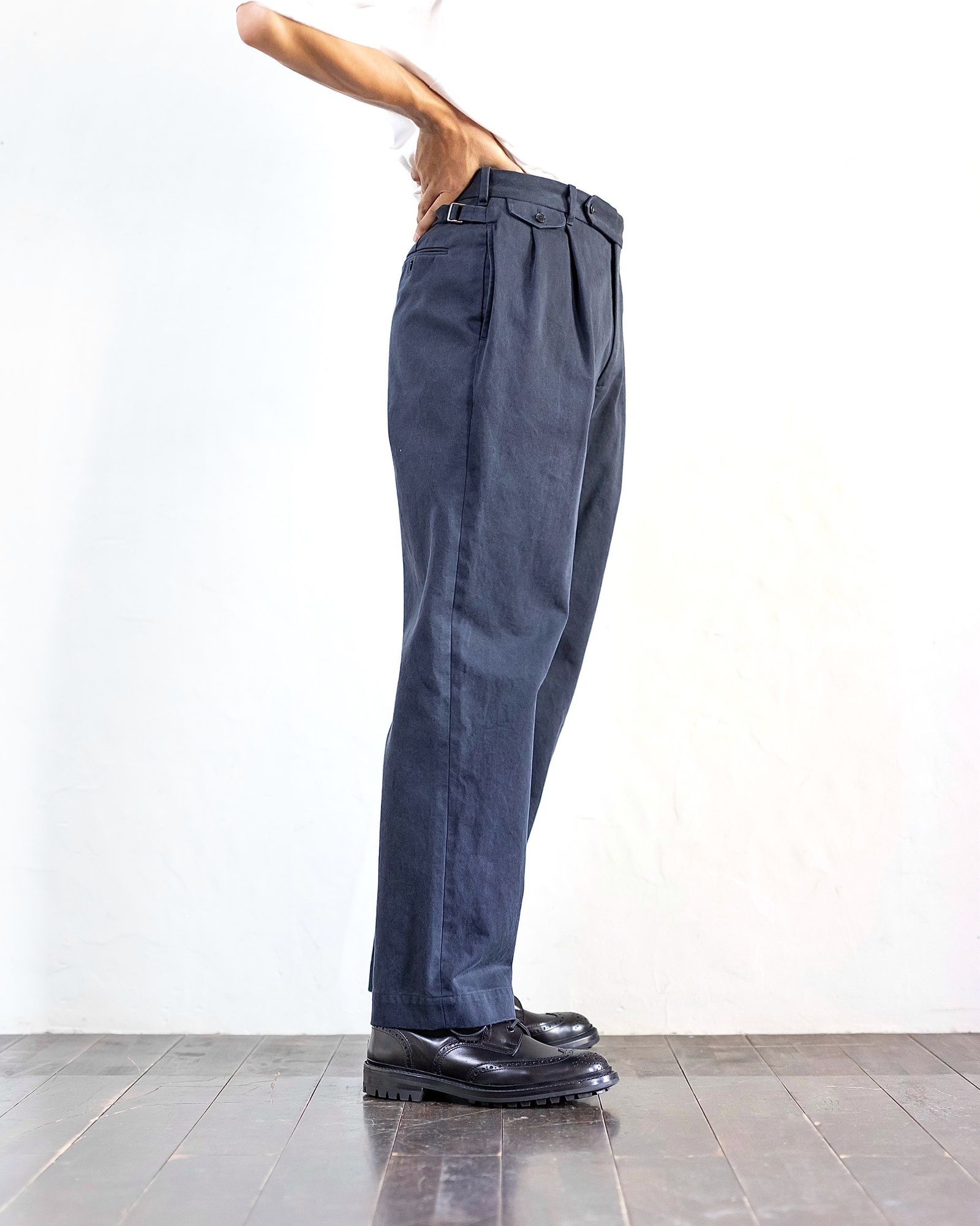 A.PRESSE - アプレッセ Type.2 Chino Trousers(24AAP-04-12H)NAVY☆8月