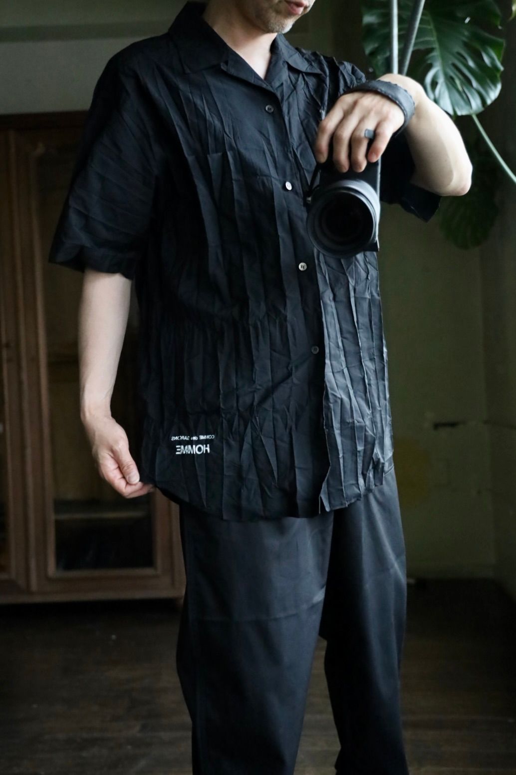 COMME des GARCONS HOMME 製品加工シワS/Sシャツ2025.5.2. | 6588 | MARK