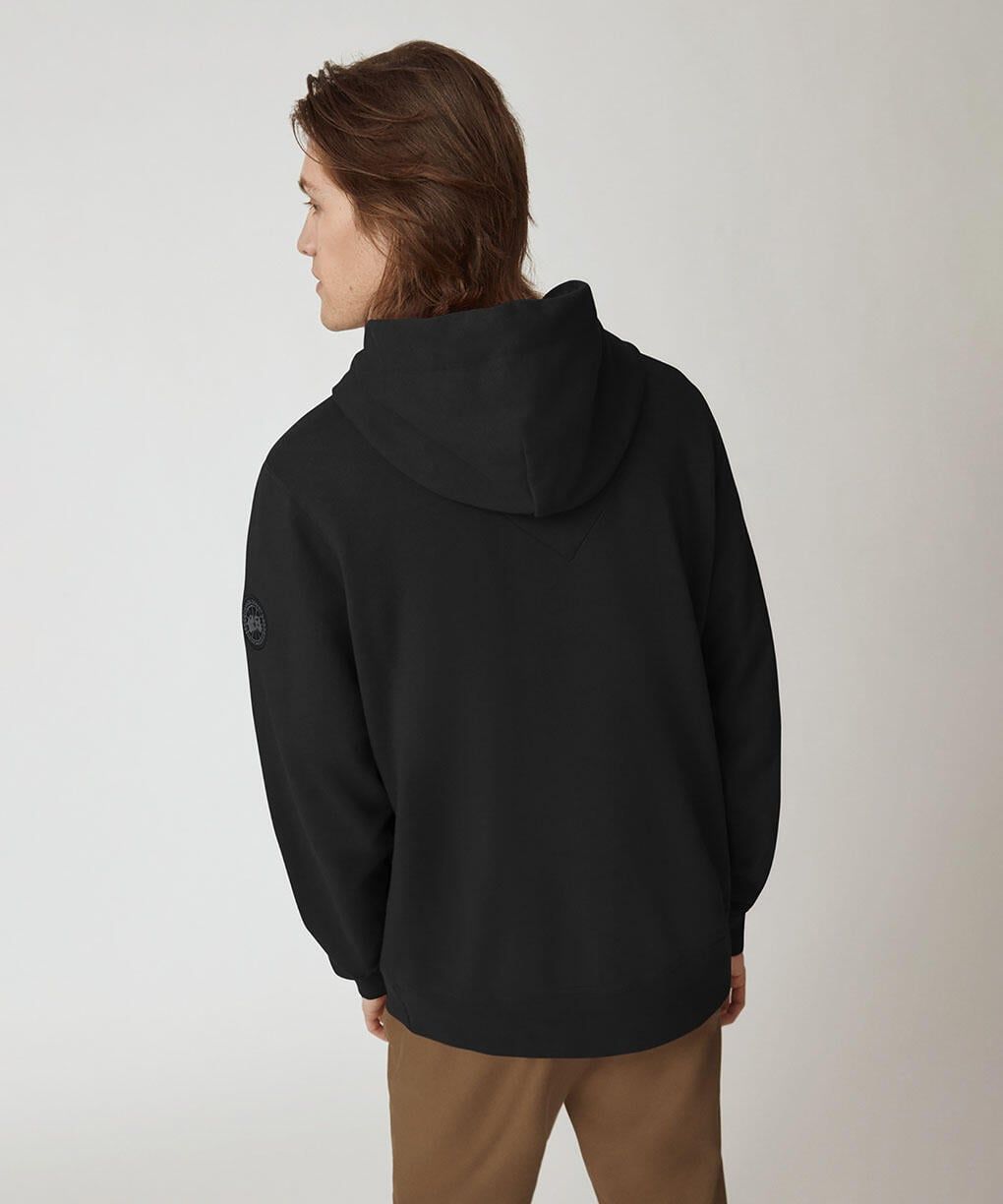 CANADA GOOSE - カナダグース HURON HOODY BLACK LABEL(7403MB) BLACK