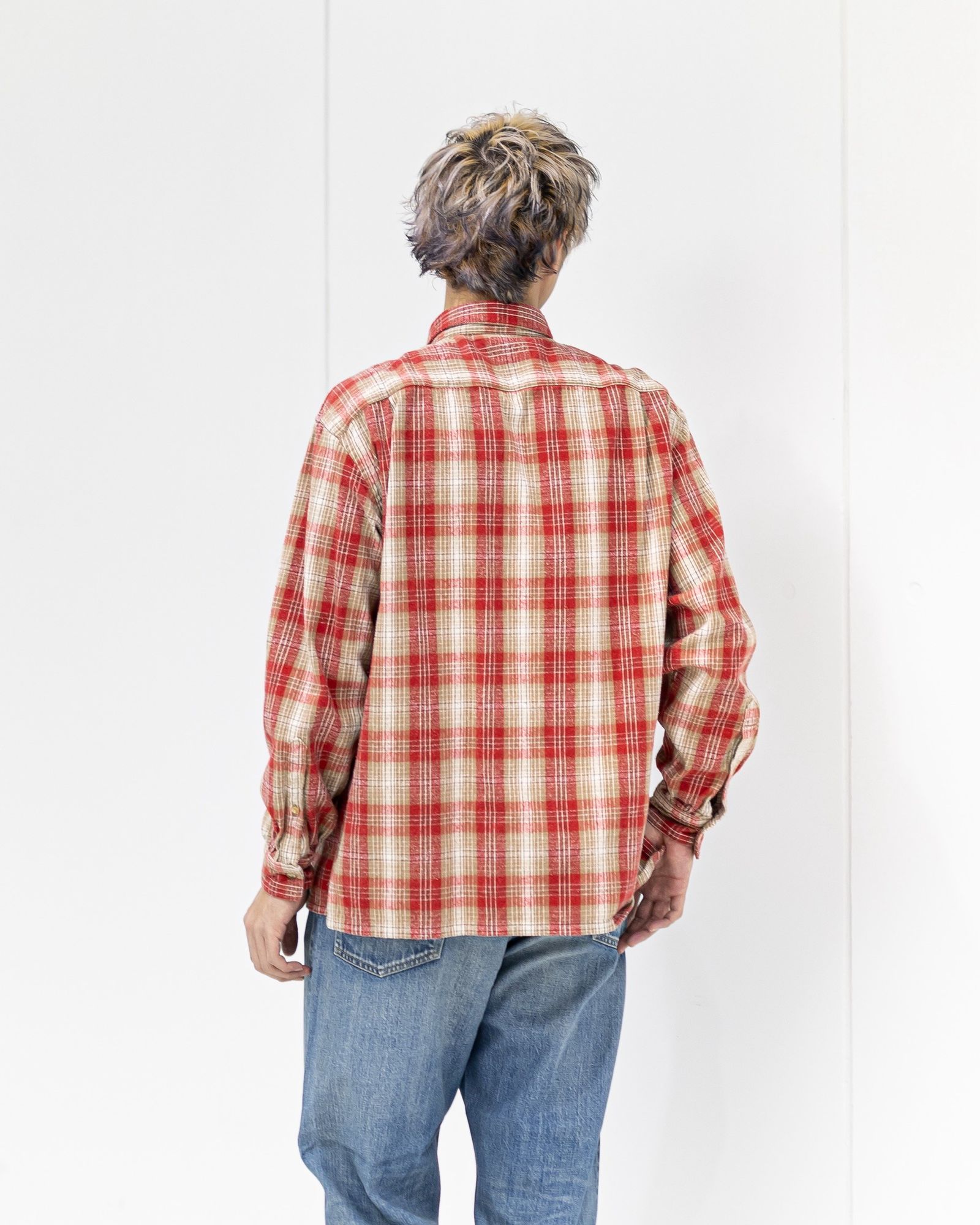 A.PRESSE 新作 Vintage Cotton Silk Nep Twill Check Shirts1月24日(土