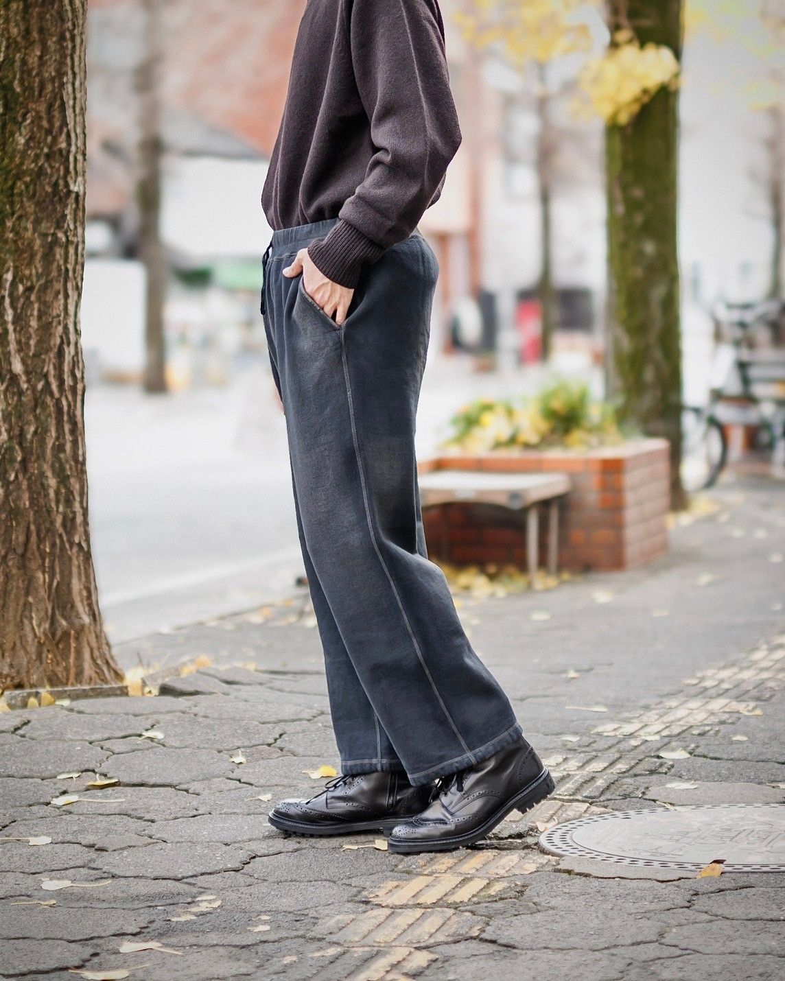 A.PRESSE - アプレッセ Vintage Sweat Pants(25SAP-05-10K)BLACK☆12月