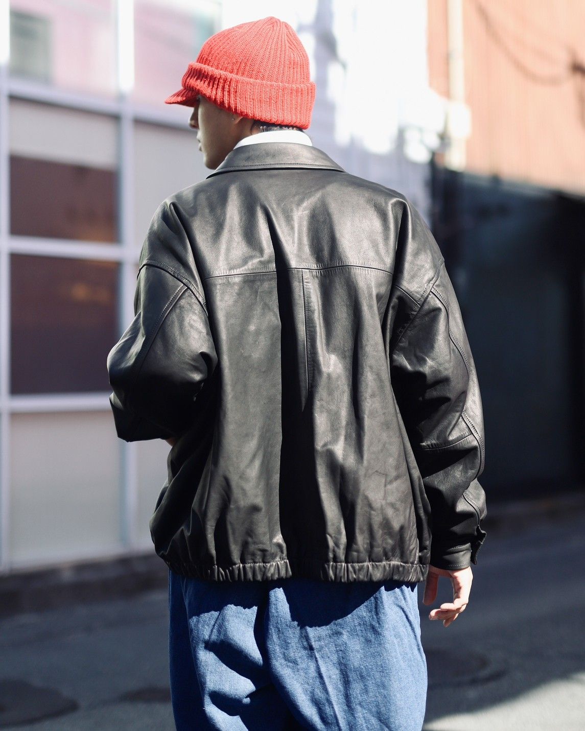 STRIPES FOR CREATIVE FW23 LEATHER BIG JACKETスタイル | 3799 | MARK