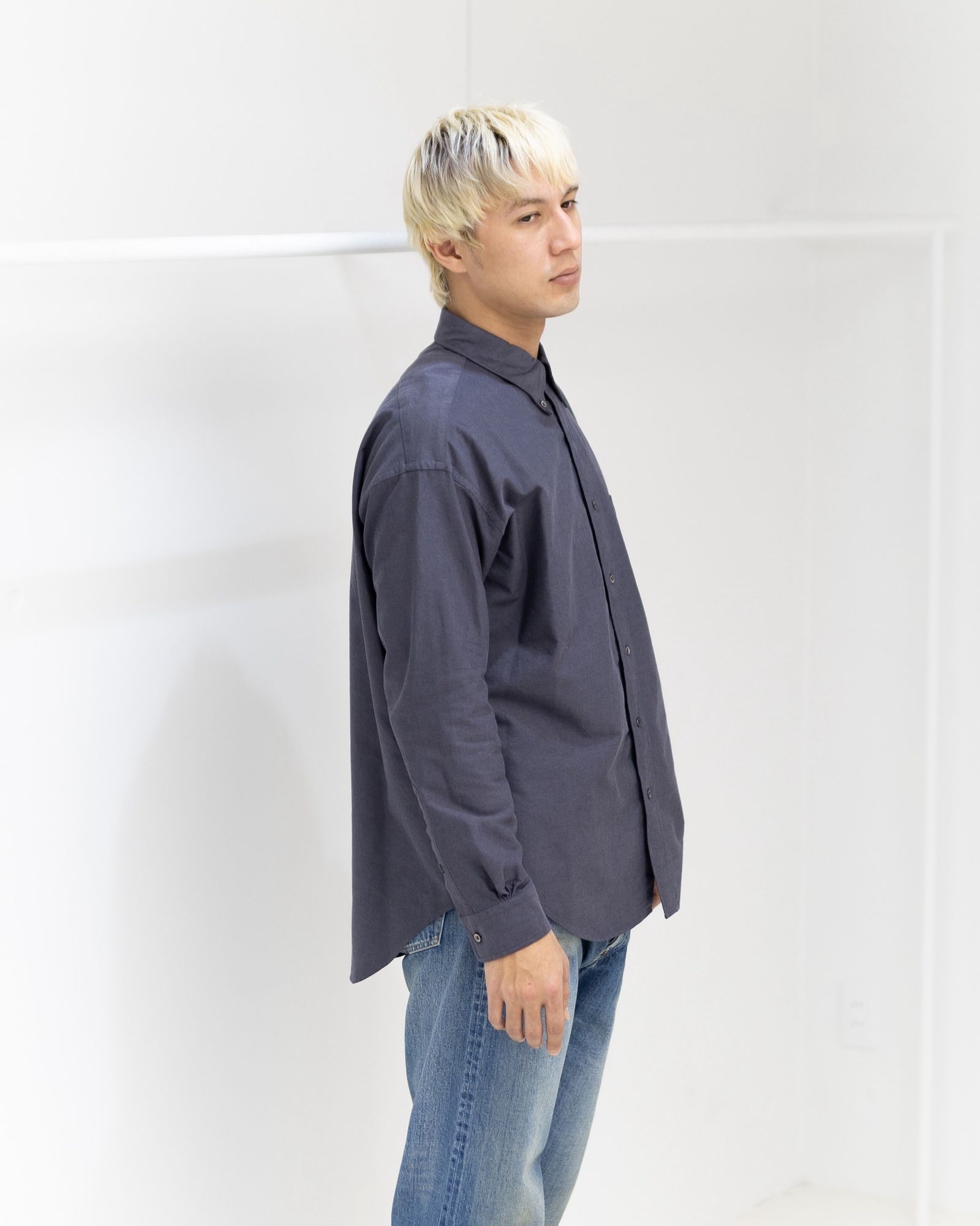 Graphpaper Oxford L/S B.D Box Shirt (GRAY) 1月10日(土)新作発売
