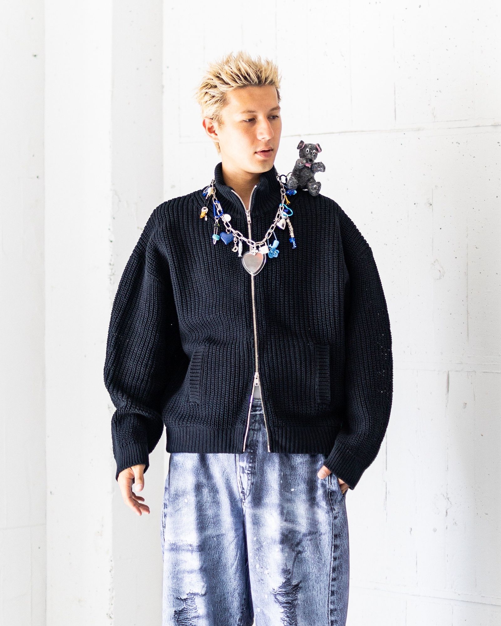 doublet - doublet 25AW BOUNCE FUSION DRIVERS KNIT (25AW67KN197